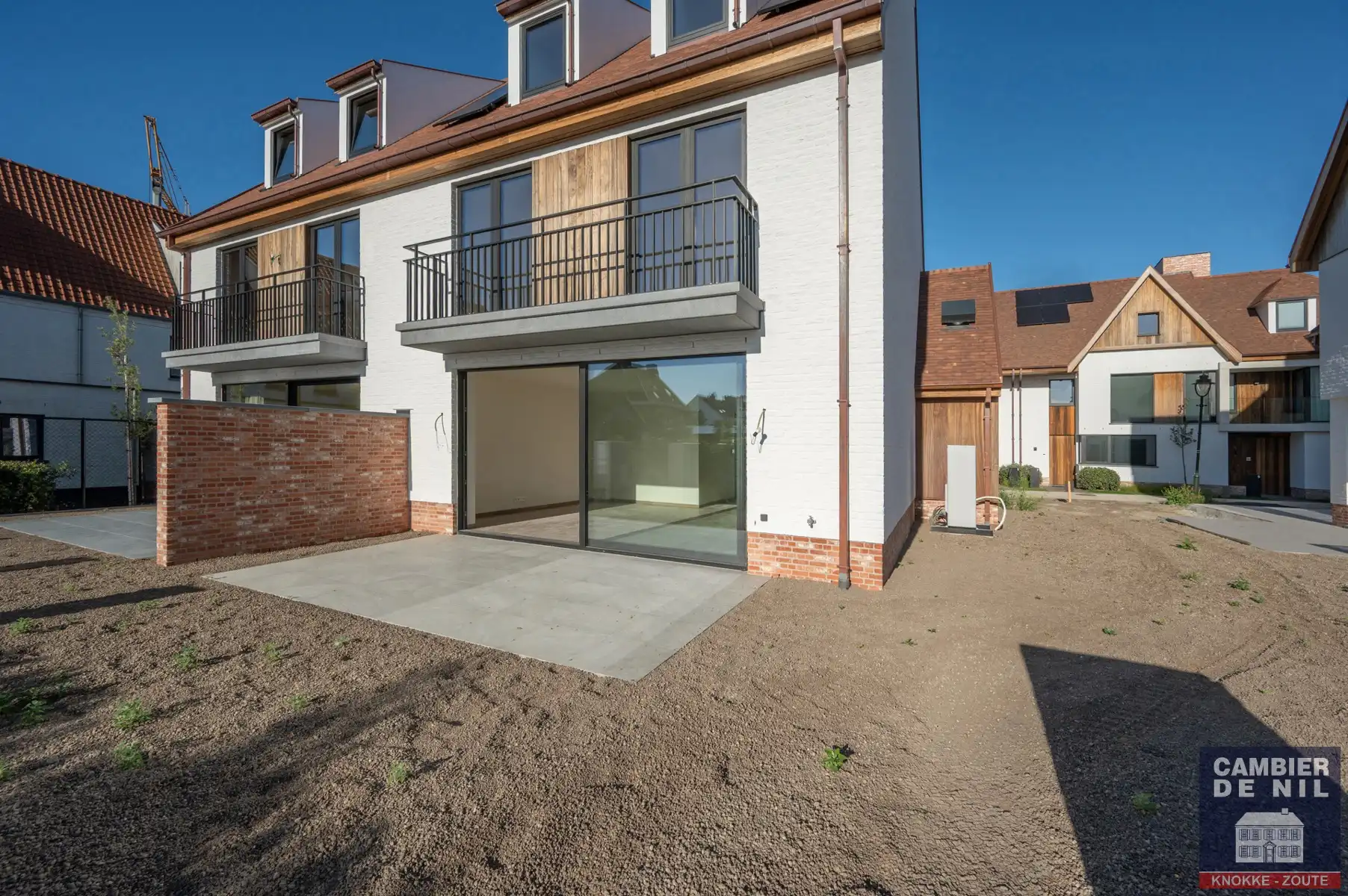 Nieuwbouw - ongemeubelde koppelvilla in rustige,  residentiële wijk te Knokke-Heist  foto 11