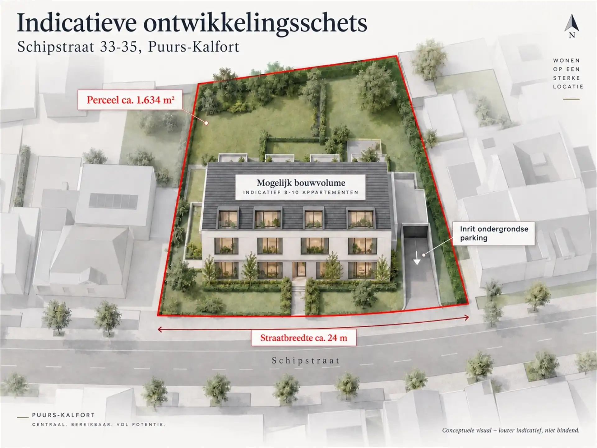 Grond te koop Schipstraat 33 - 35 - 2870 Puurs
