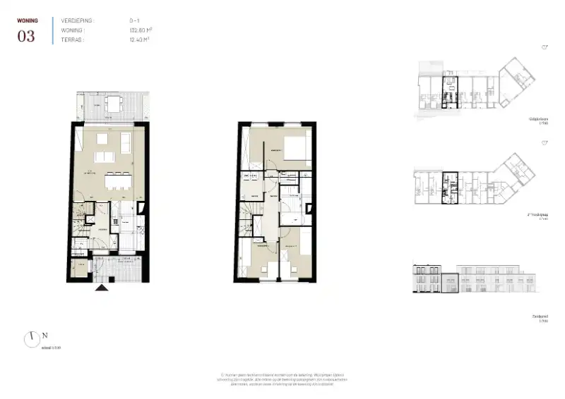 Oostakker (Gent), Pijphoekstraat - 'Amandine' - Fase 1: Lot W03 foto 2