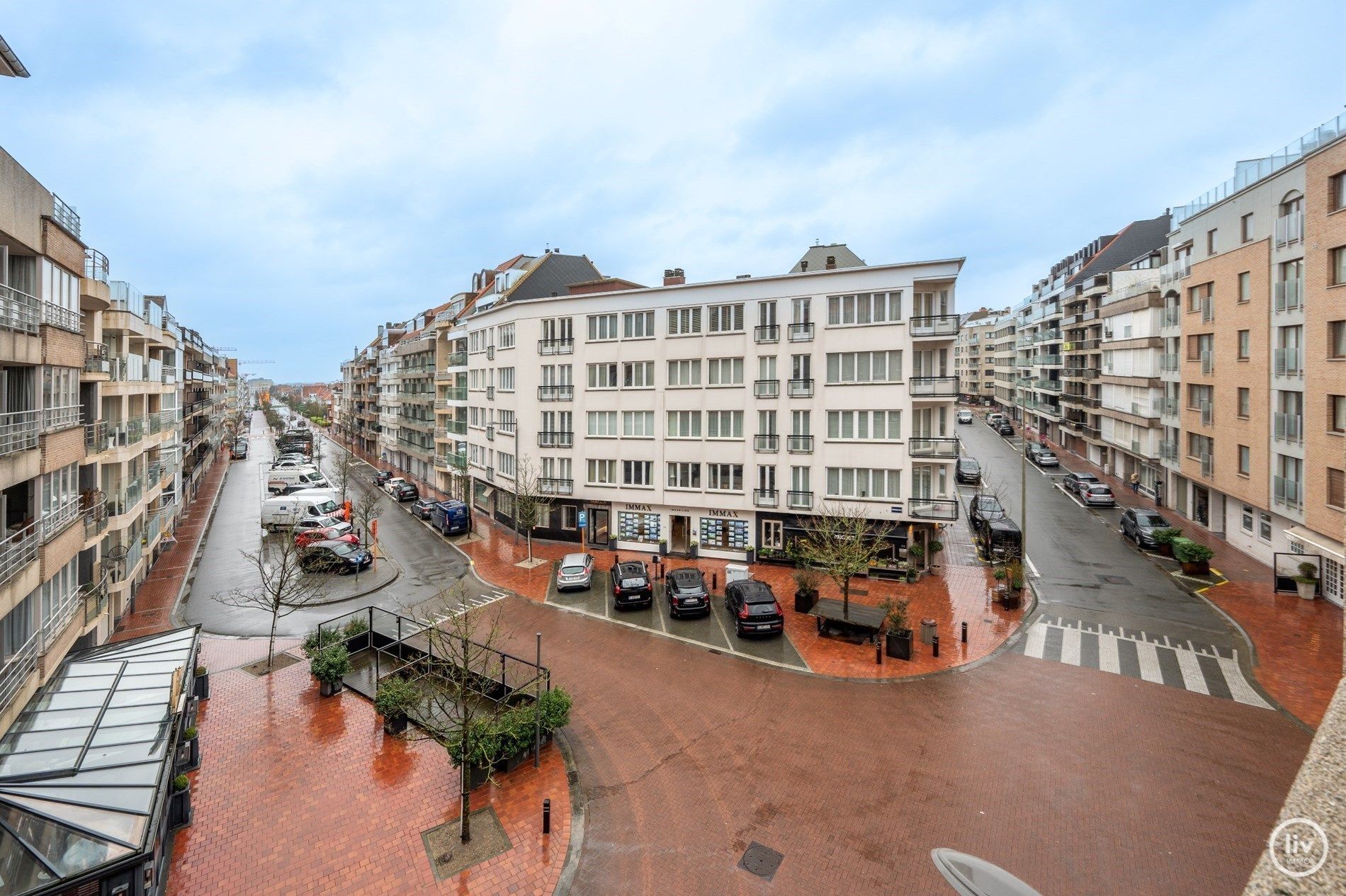 Gezellig 1 slaapkamerappartement met open zicht in de Koningslaan, vlakbij het Rubensplein te Knokke.  foto 10