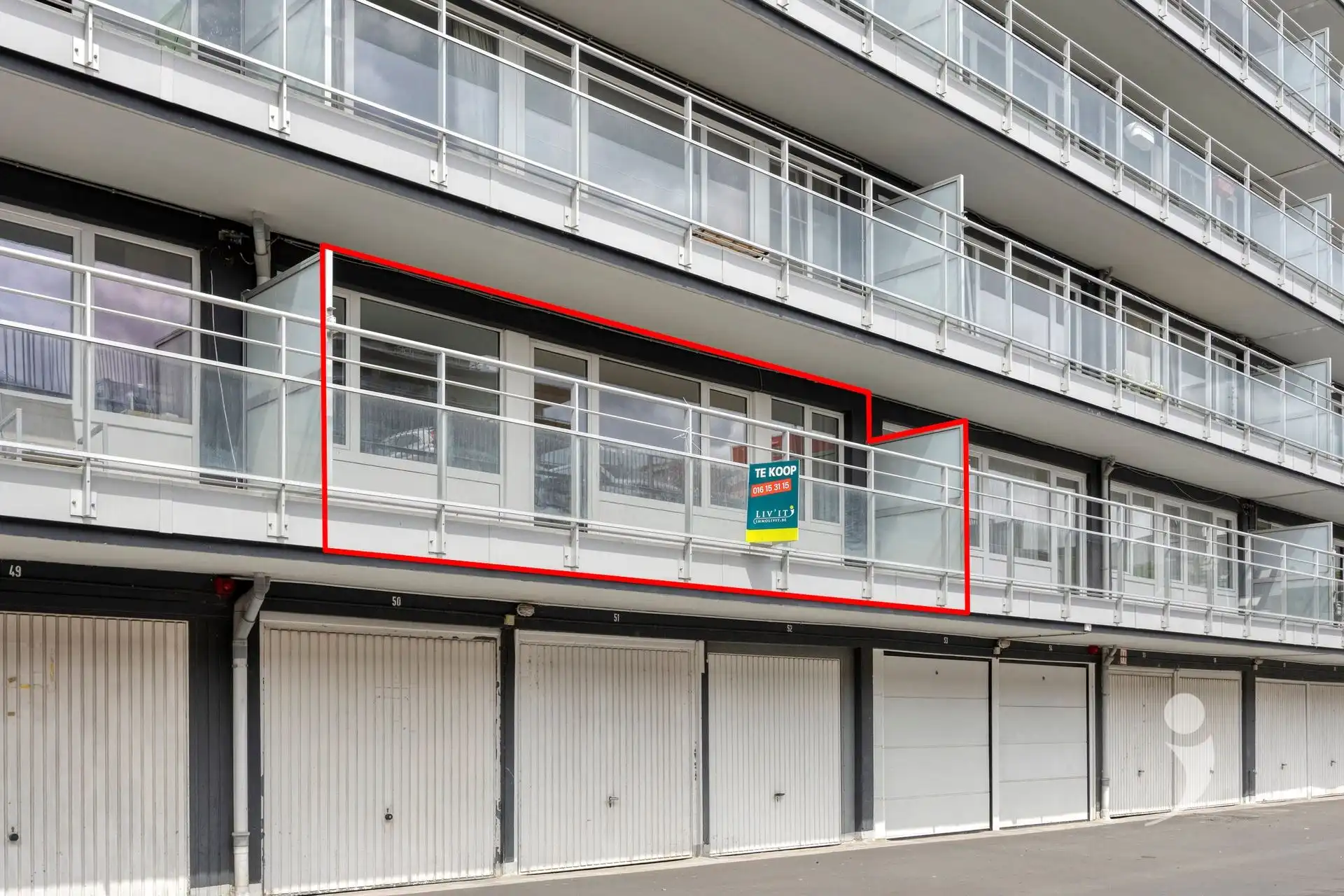 1-slaapkamerappartement met terras in Leuven foto 15