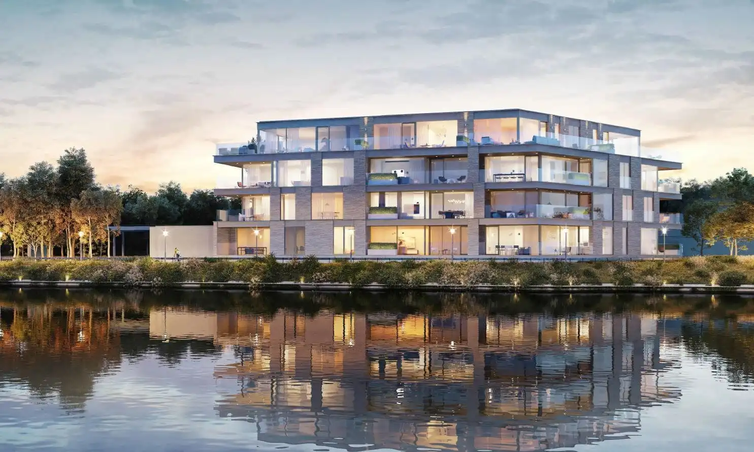 Lichtrijk nieuwbouwappartement met 2 slaapkamers en terras foto {{pictureIndex}}