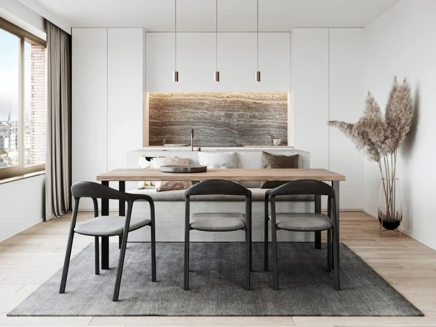 APPARTEMENT met terras, 56 m², 1 slaapkamer - Res. B'HIVE foto 5