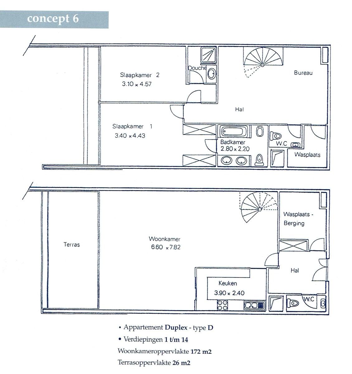 Ruim duplex appartement foto 17