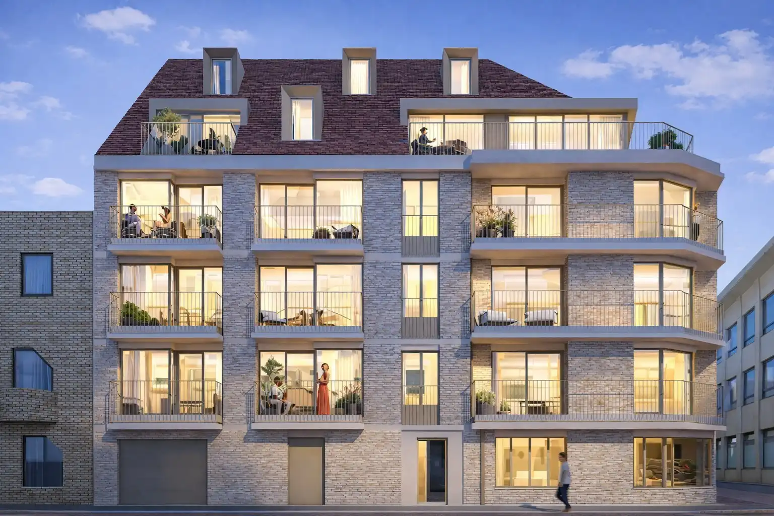 Uniek duplex appartement met groot terras in Res. Antoine  foto 2