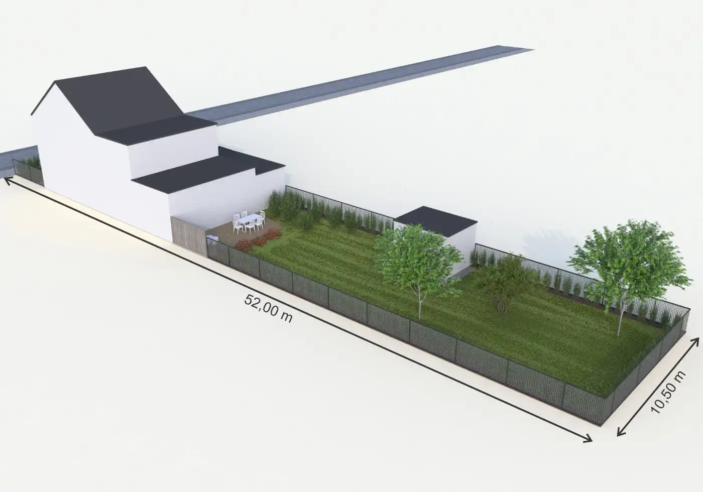 Rustig gelegen bouwgrond voor een halfopen bebouwing op 553m² foto 5