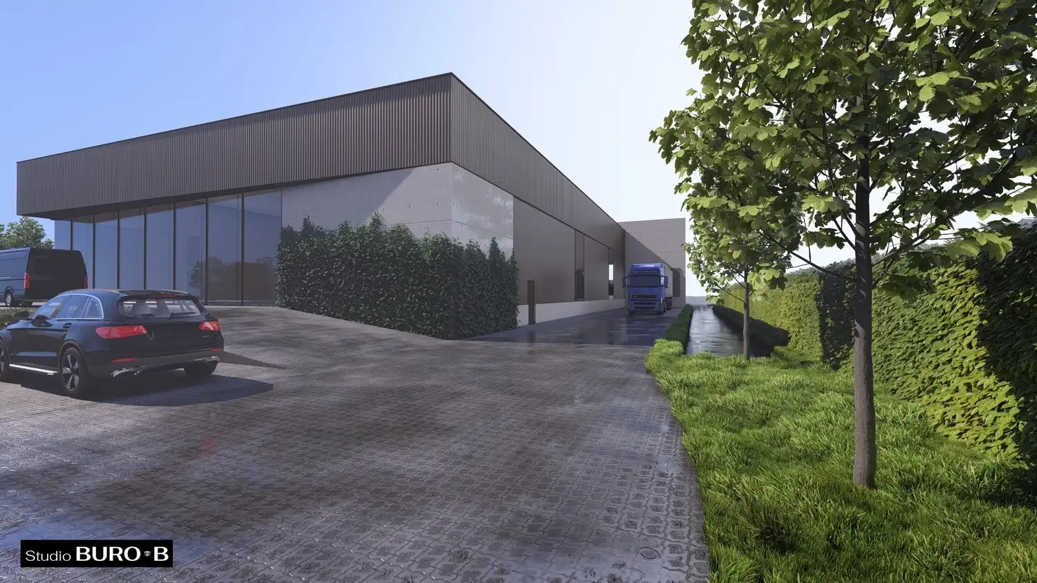 4 bedrijfshallen met mezzanine – Zuiderring, Genk foto 3