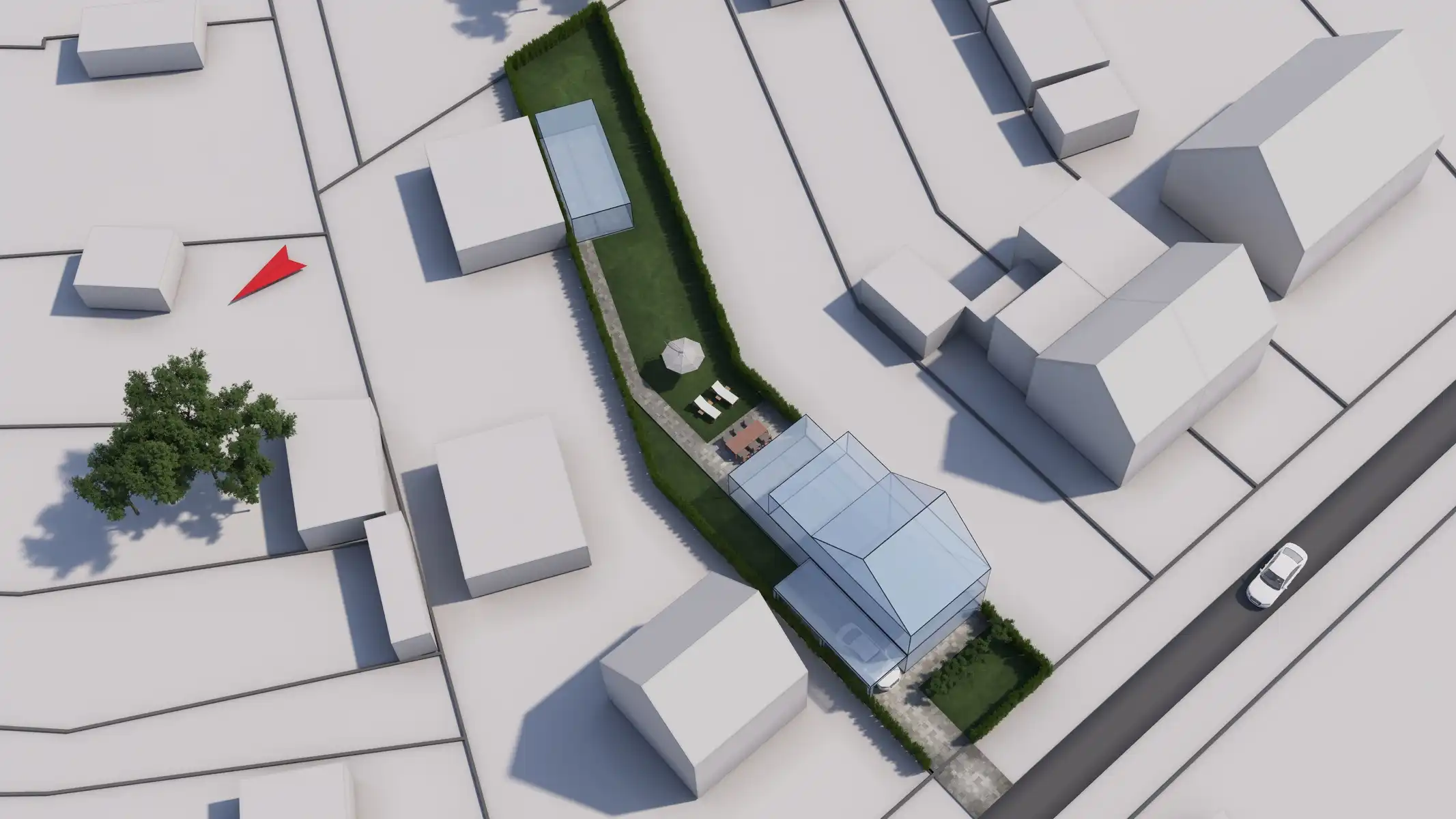 Bouwgrond HOB in rustig straatje foto 2