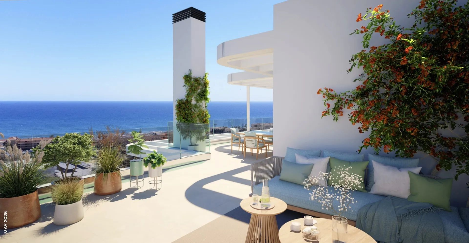 Luxe appartementen en penthouses met panoramisch zeezicht in Mijas foto 7