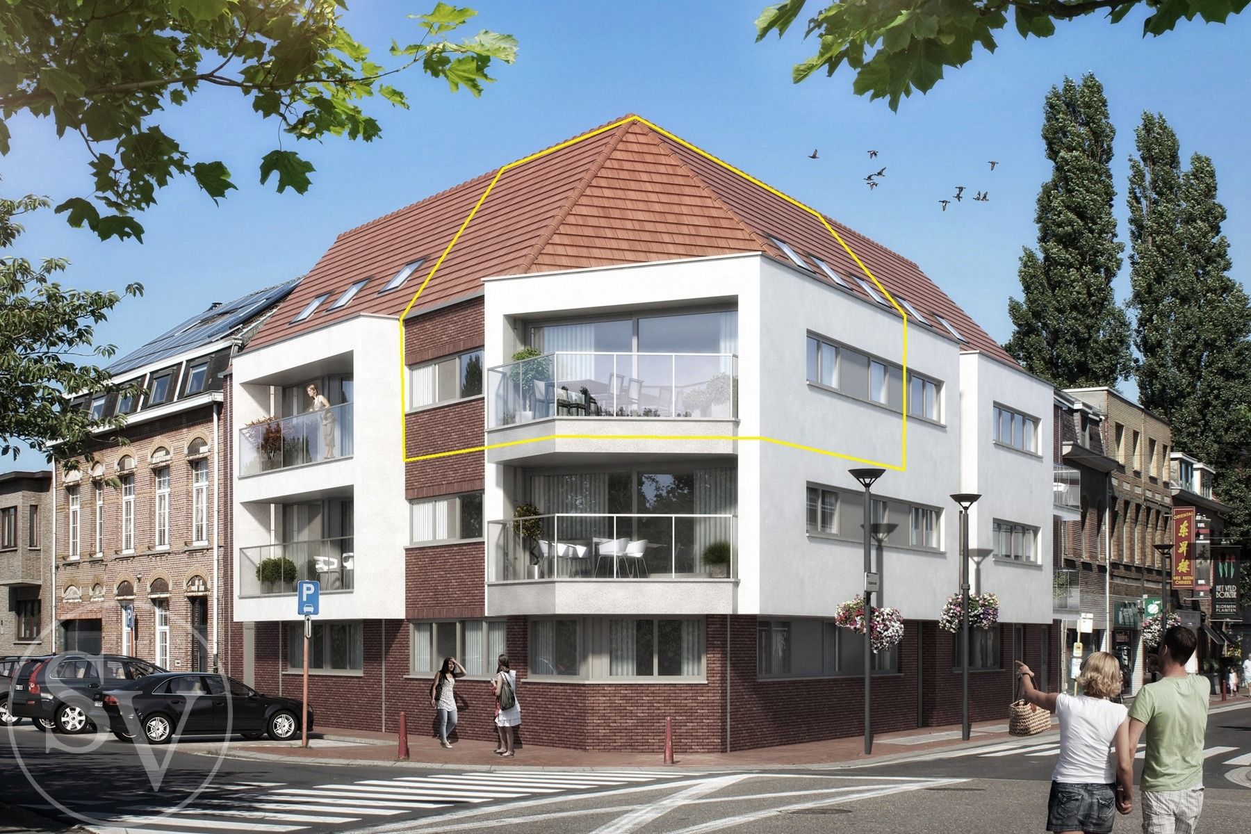 Duplex appartement met terras. foto 2