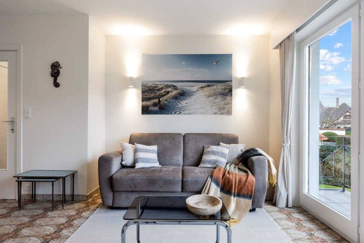 Zongericht 1 slaapkamerappartement op wandelafstand van strand en duinen !   foto 2