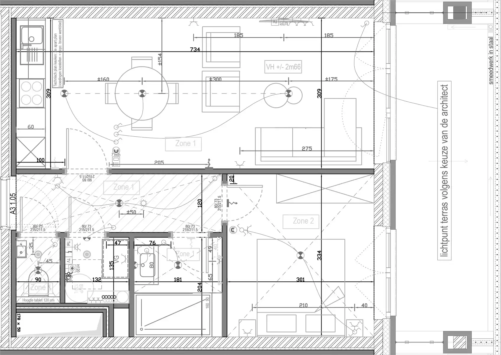 Prachtig ongemeubeld 1-kamer appartement (Groene Poort) foto 11