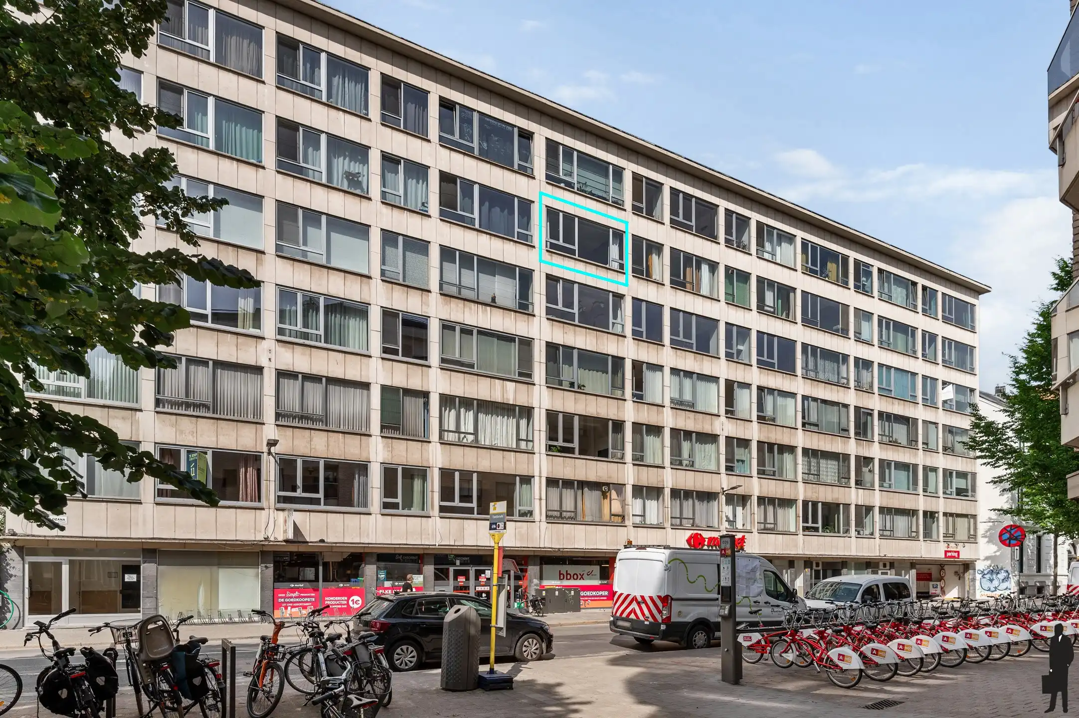 Lichtrijk 3-slaapkamer appartement met Zuidwest terras foto 22