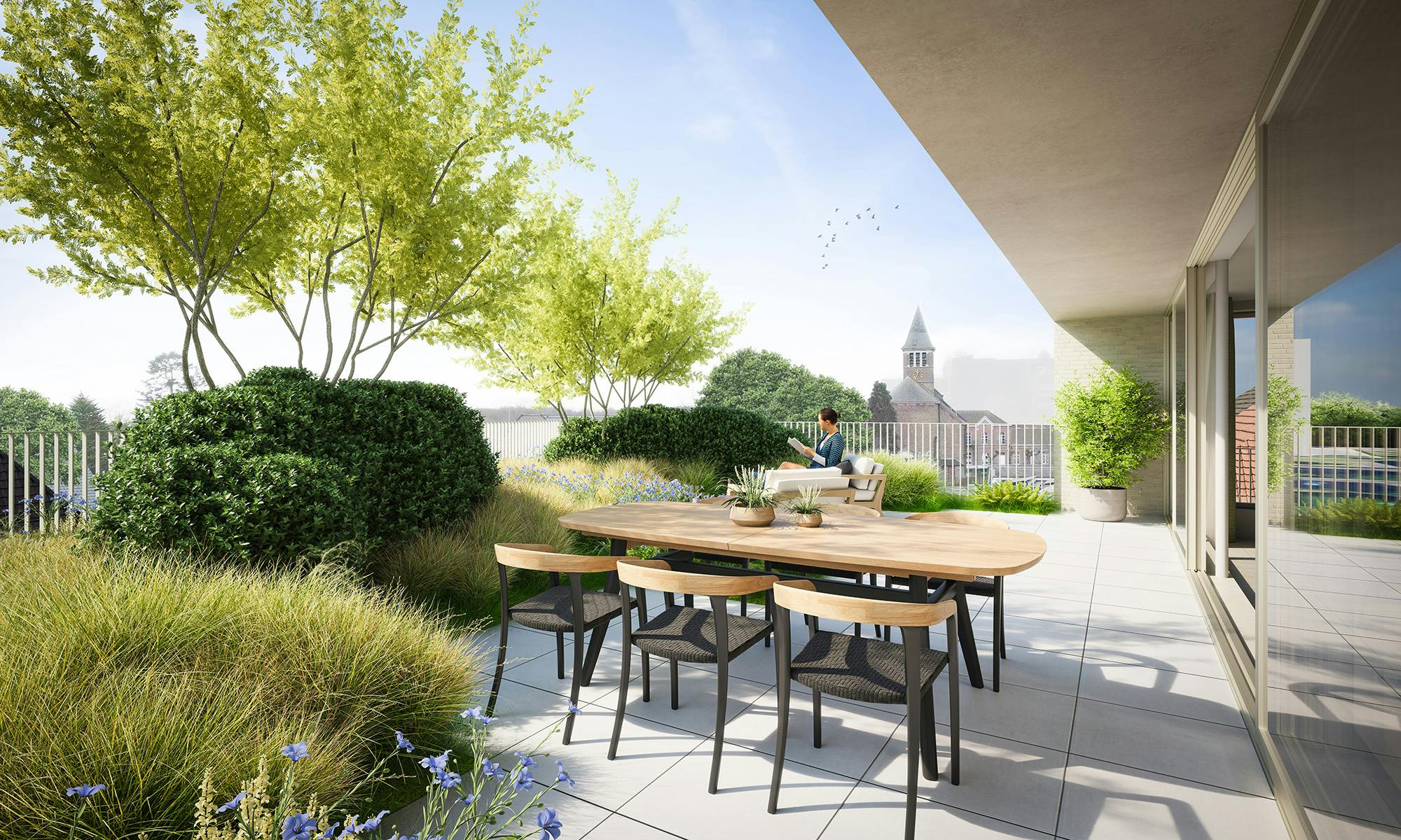 Exclusief tuinappartement in het hart van Villa d'Astene foto 3