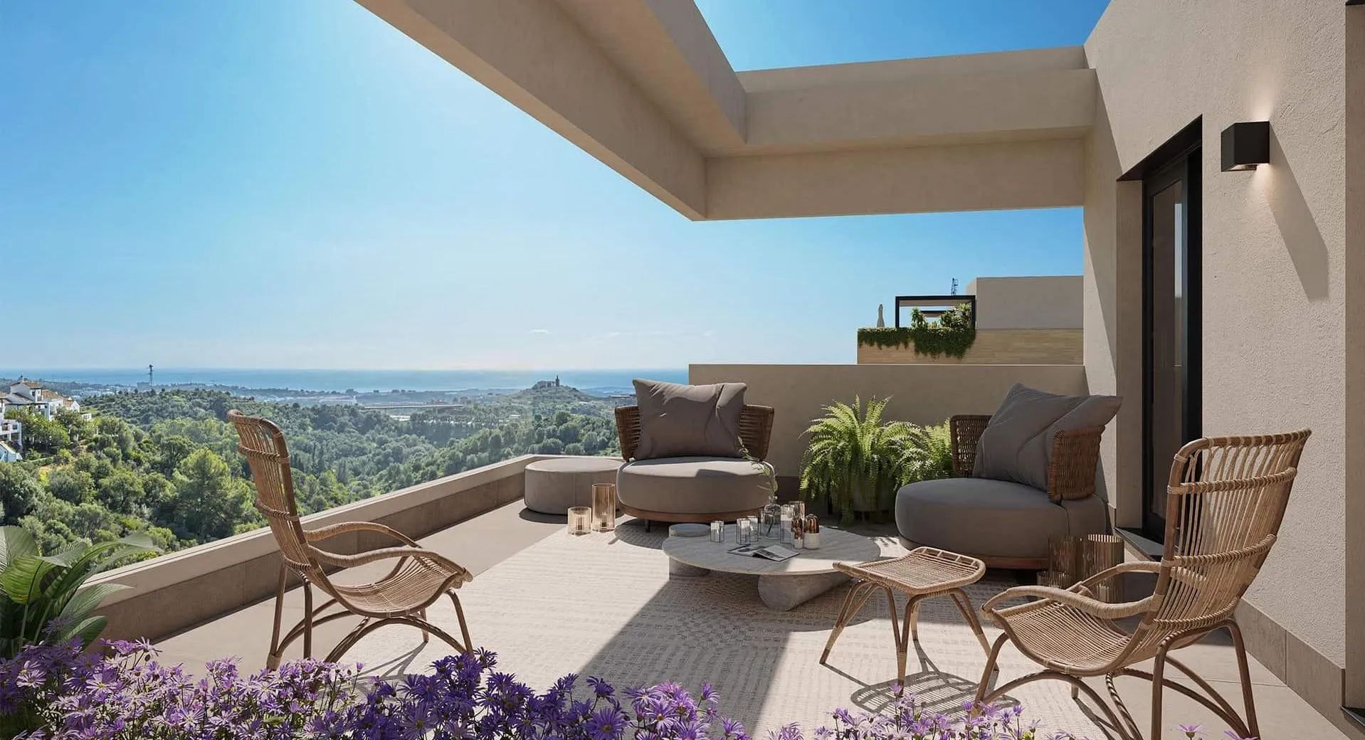 Prachtig woonproject in Mijas met adembenemend zee- en bergzicht, hoogwaardige appartementen te koop foto 11