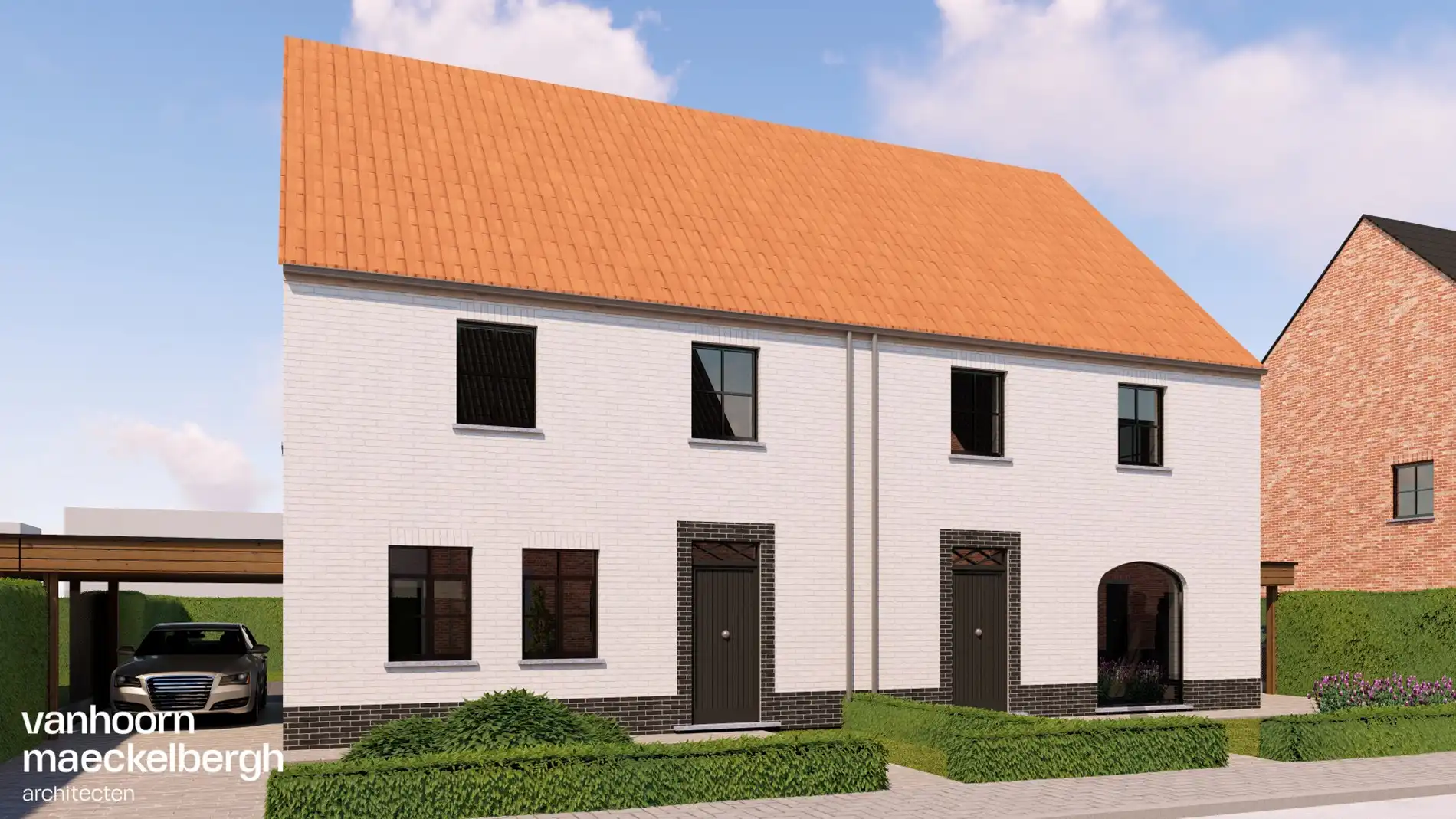 Ruime 4-slaapkamer nieuwbouwwoning in het centrum van Gistel foto {{pictureIndex}}
