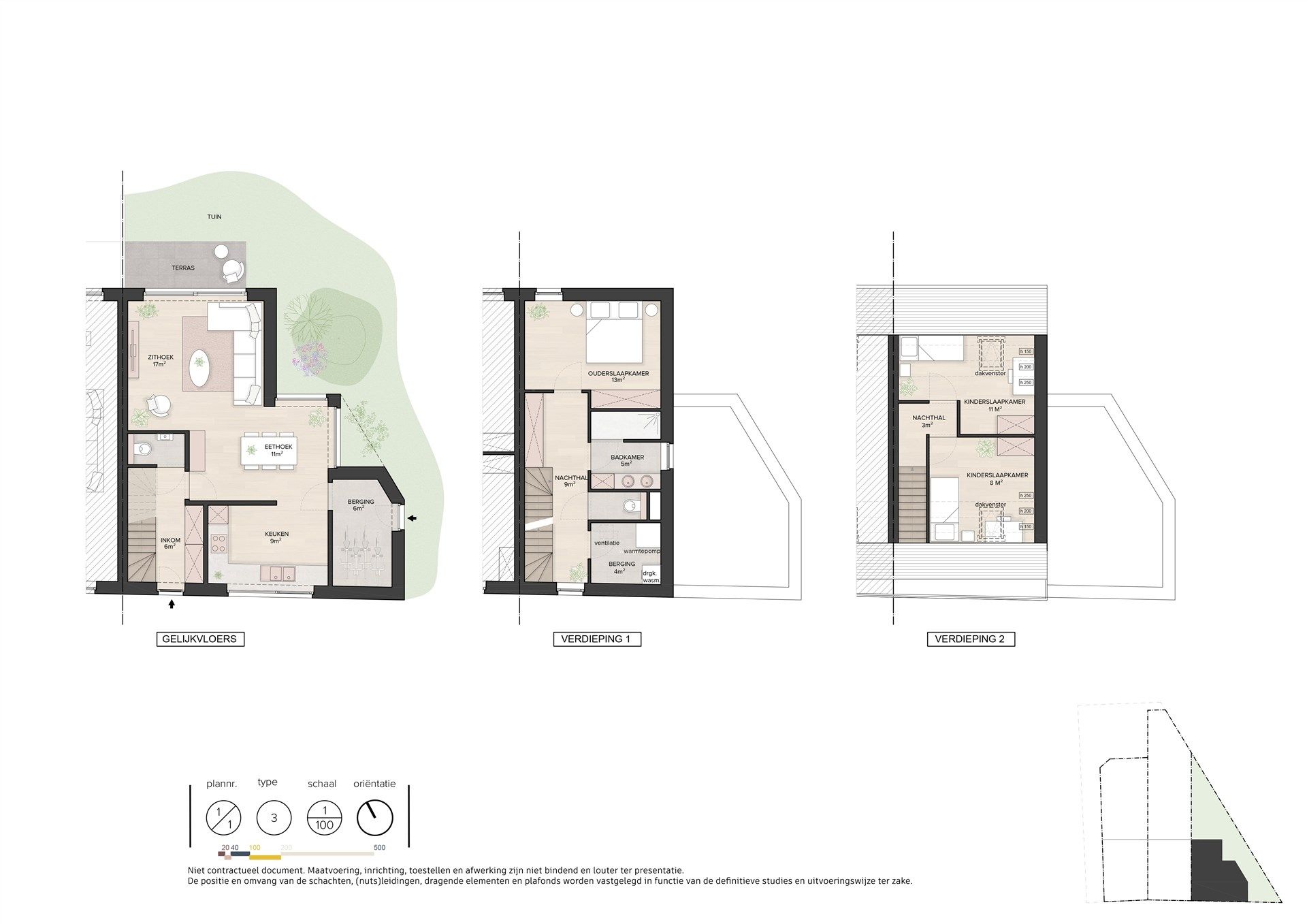 Hedendaagse halfopen nieuwbouwwwoning op een mooie woonlocatie in het hartje van Eksaarde foto 5