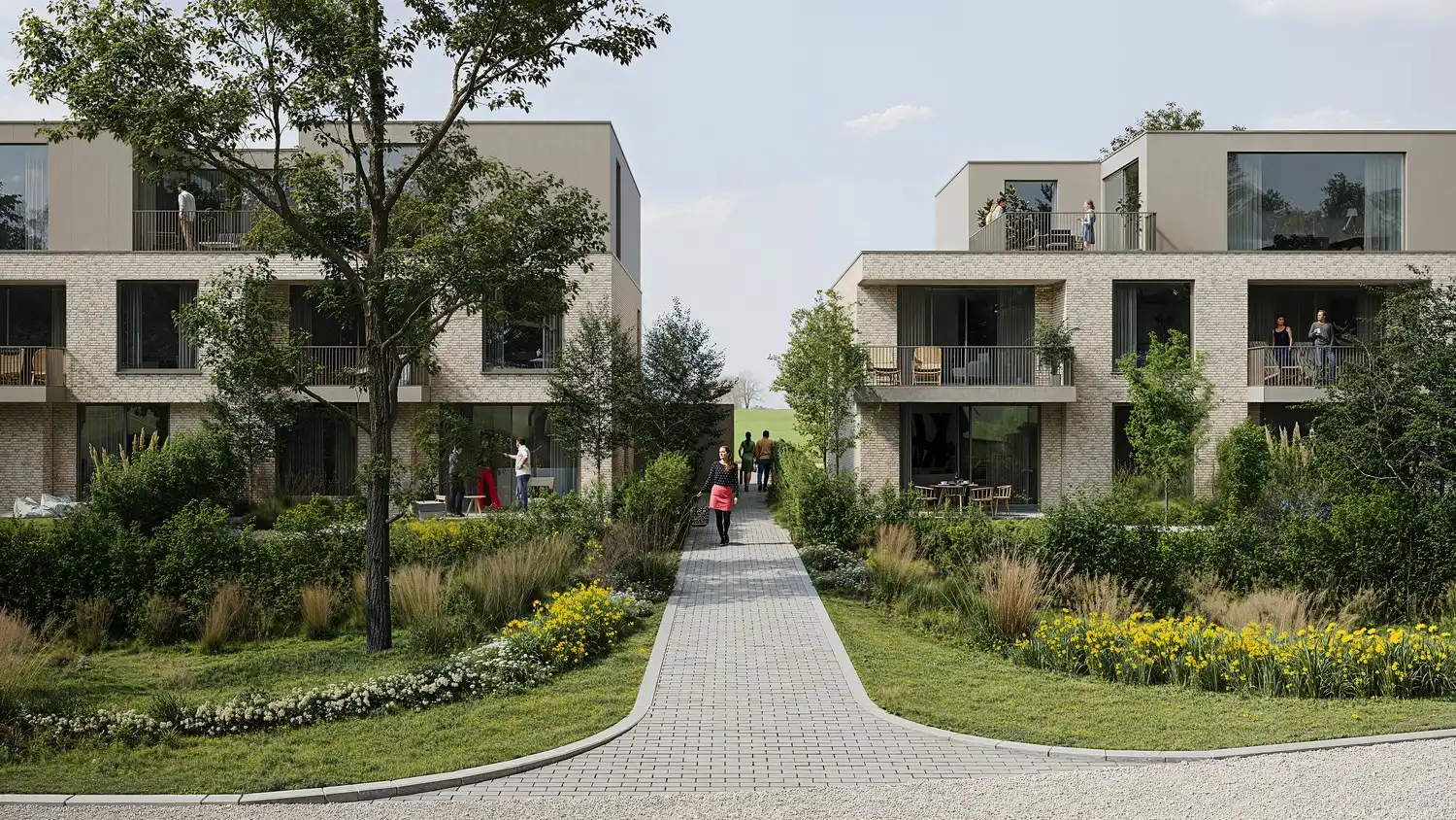 Nieuwbouwappartement, eerste verdieping, in een prachtige parkomgeving foto 13