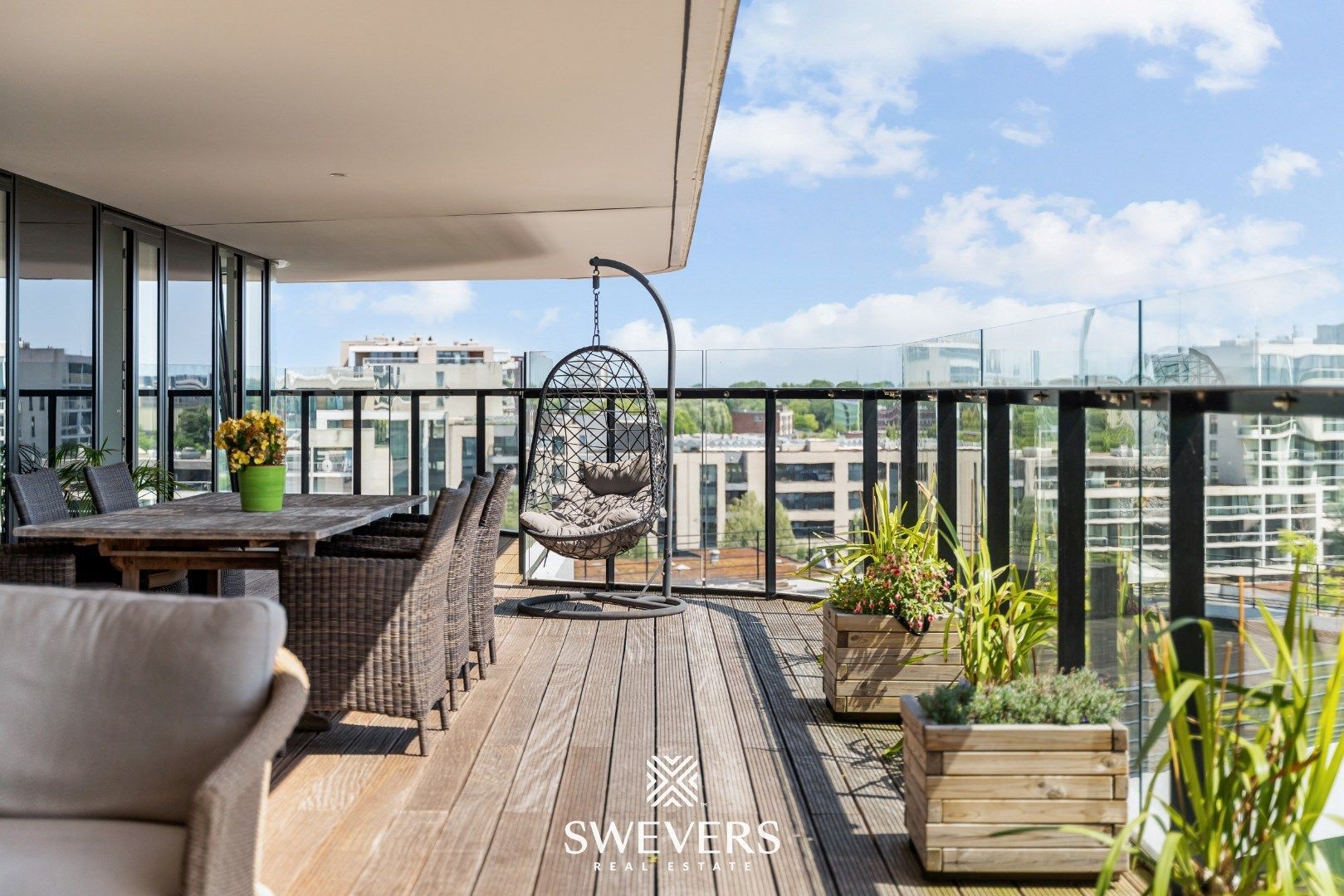 Adembenemend luxueus appartement (216m²) op Zuidzicht met riant terras rondom (223 m²) foto 37