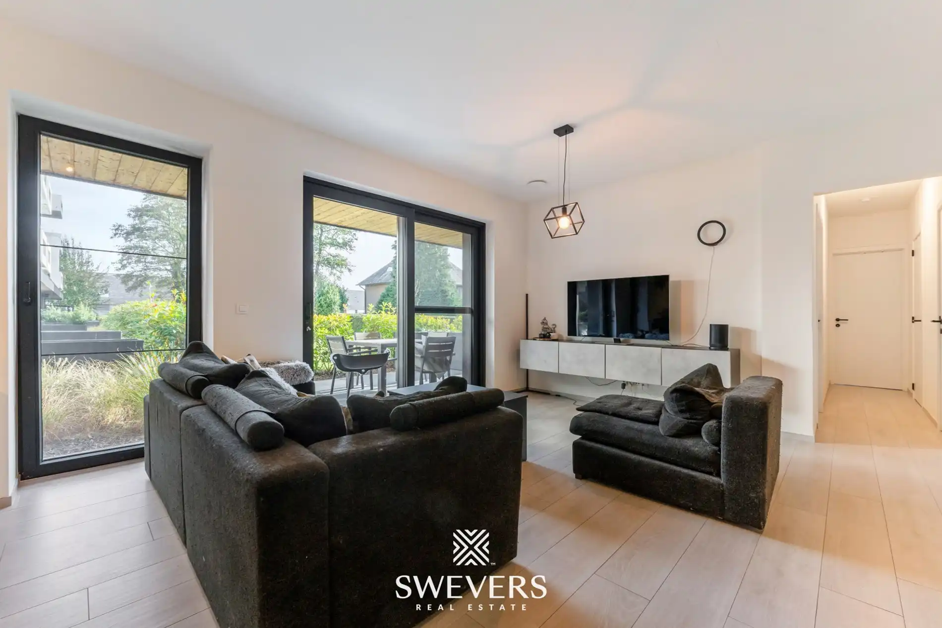 Instapklaar, energiezuinig gelijkvloers appartement (99 m²) met garage en kelders in het pittoreske Bolderberg foto 5