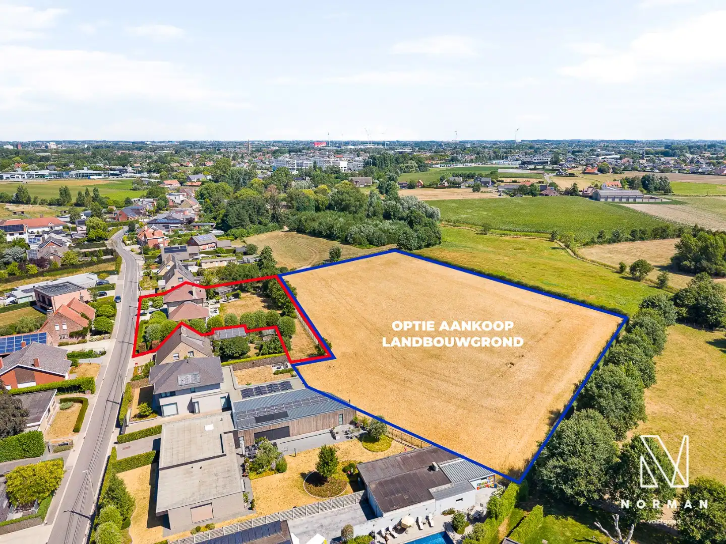 Unieke eigendom op veel grond met 4 kamers, 2 badkamers, dubbele garage, landelijk verzicht,... foto 38