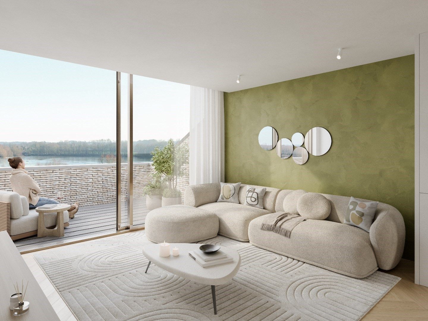 Luxueus appartement met twee terrassen en zicht op De Verdronken Weide foto 9