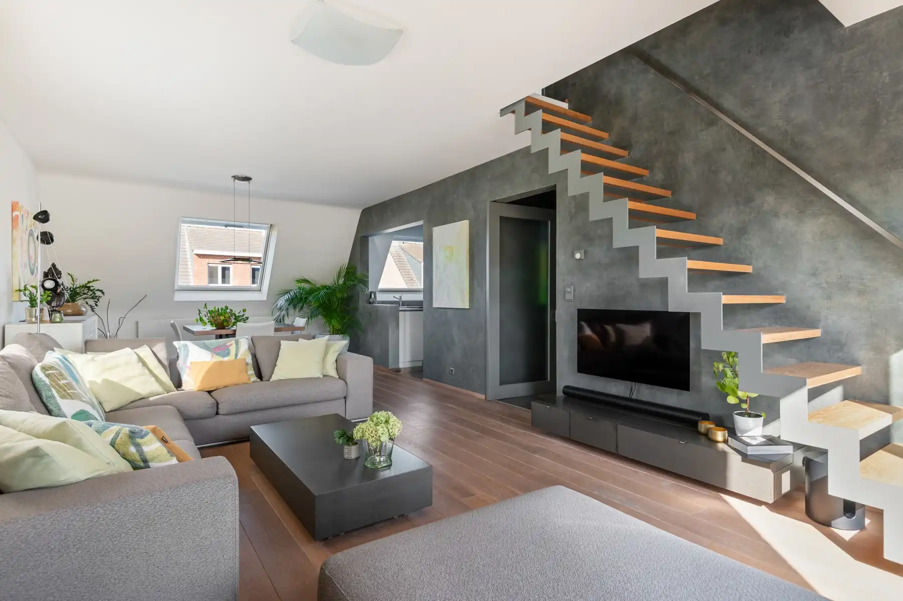 Instapklaar en energiezuinig duplex-appartement met zonnig terras en groen uitzicht foto 5