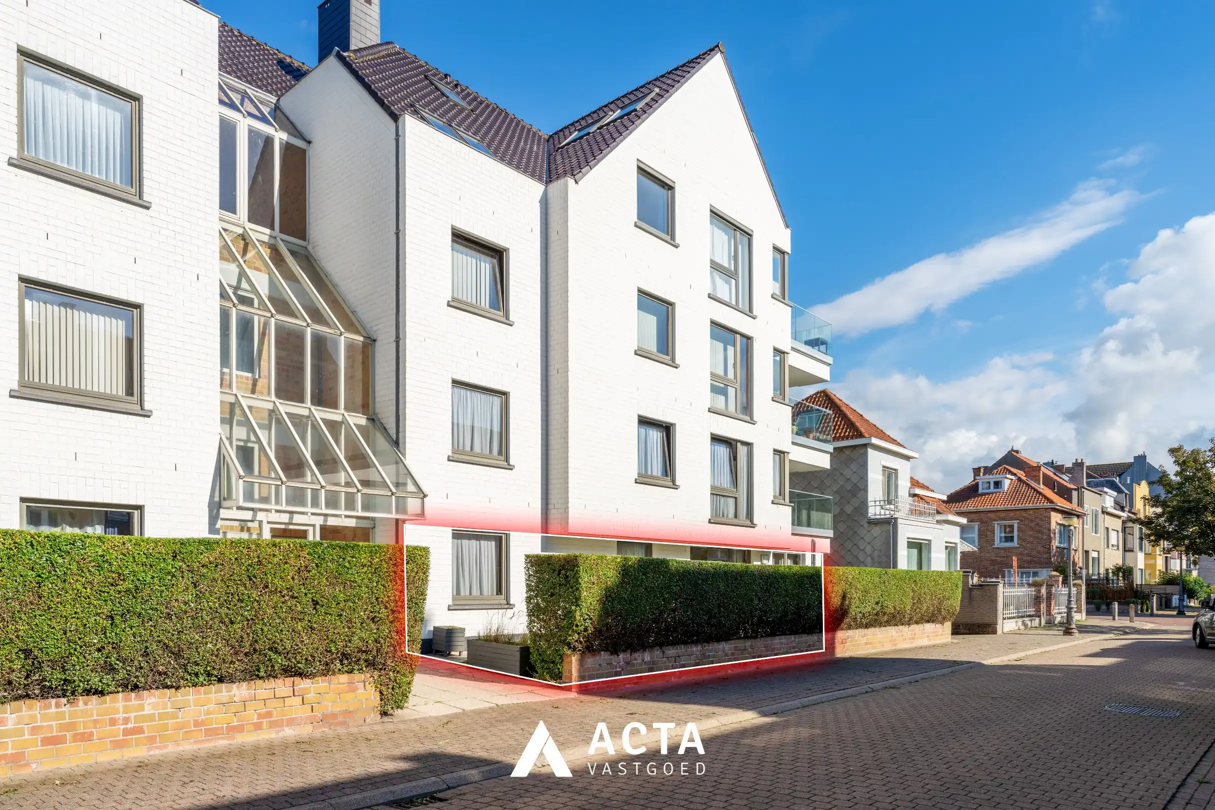 Gelijkvloers 3-slpk-appartement+tuin in Mariakerke foto 20