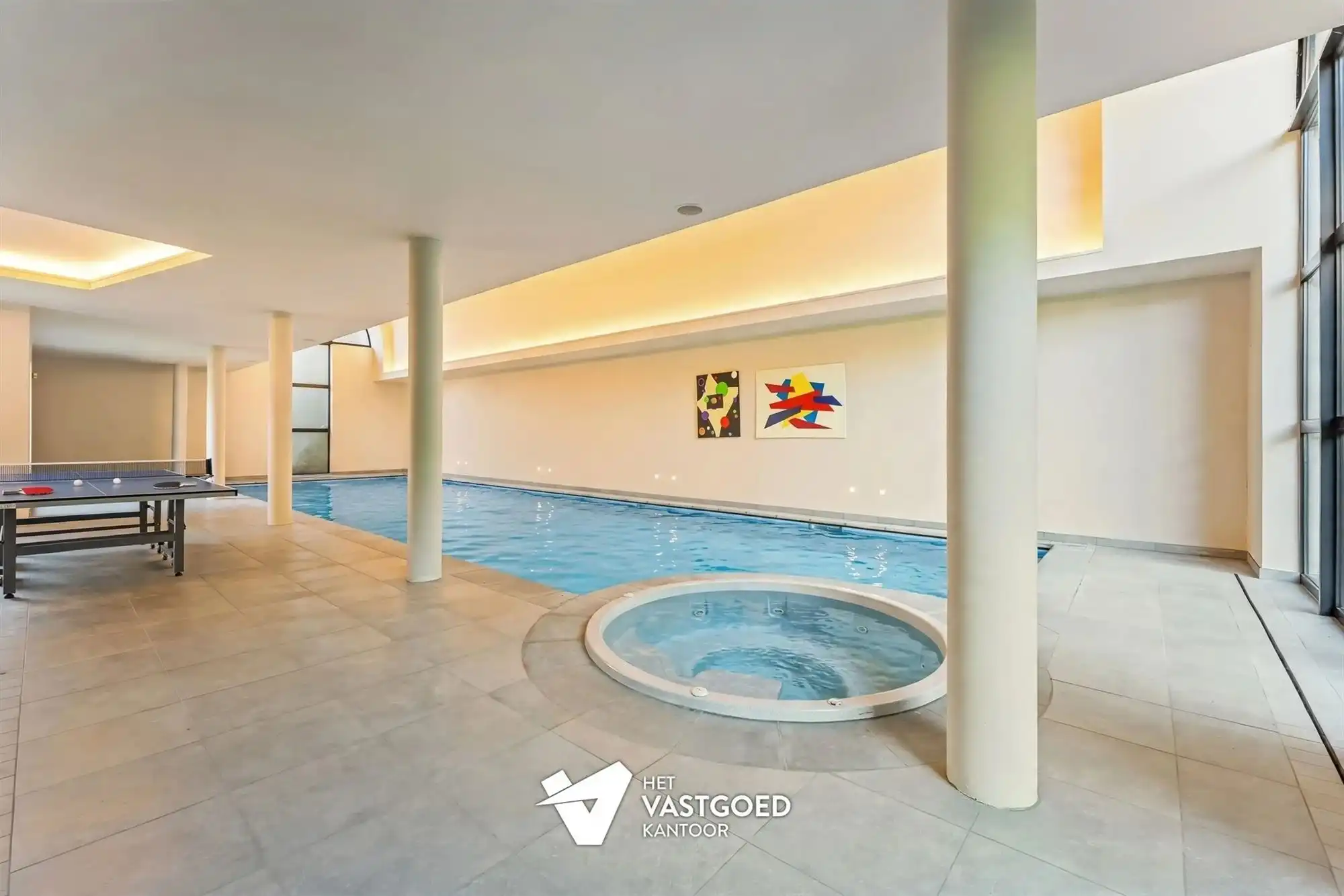 PRACHTIGE AUTHENTIEKE VILLA (585M²) MET BINNENZWEMBAD EN ZWEMVIJVER OP EEN PERCEEL VAN 48A75 TE KERMT foto 18