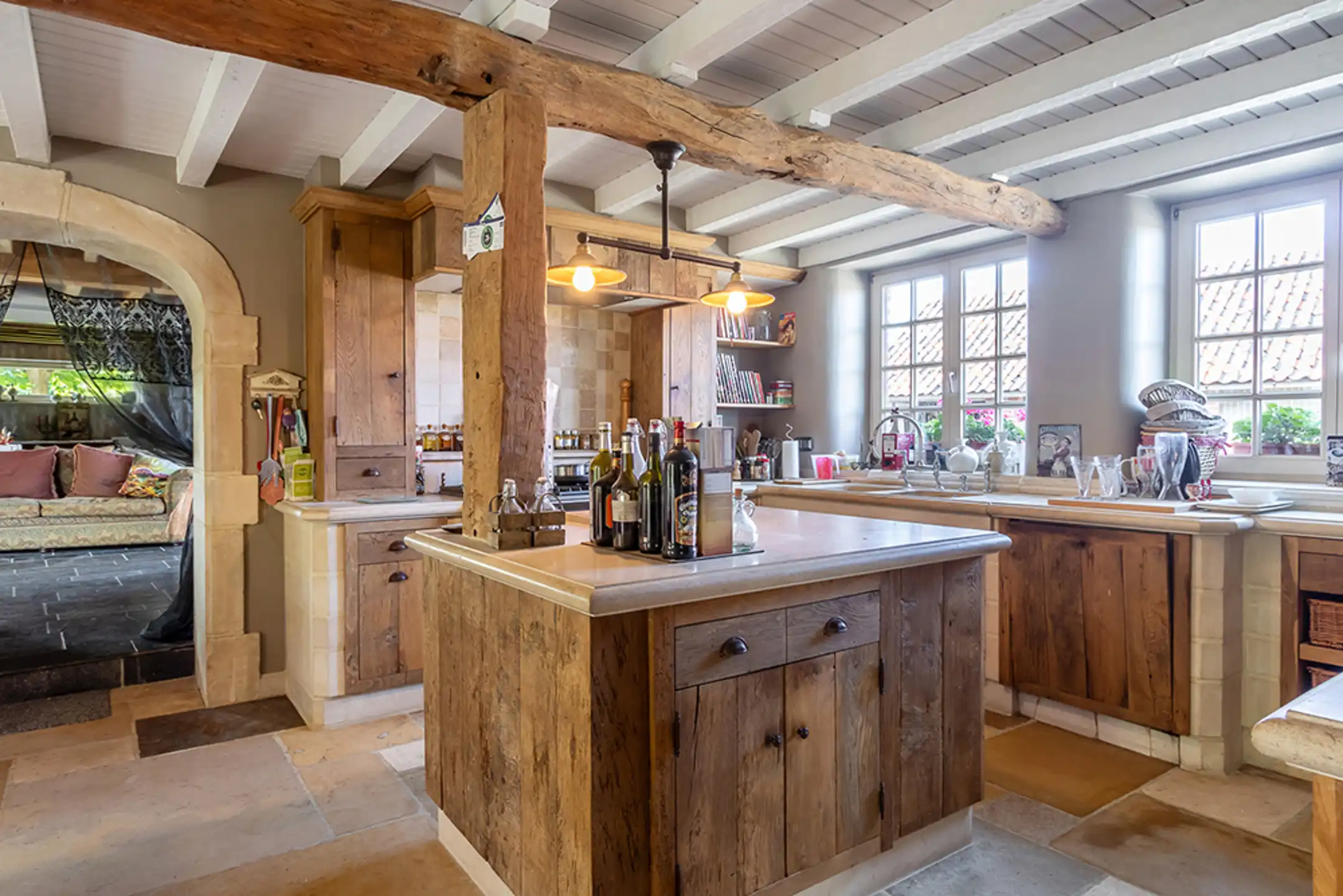 Gerestaureerde vierkantshoeve met B&B op 80 are grond foto 15