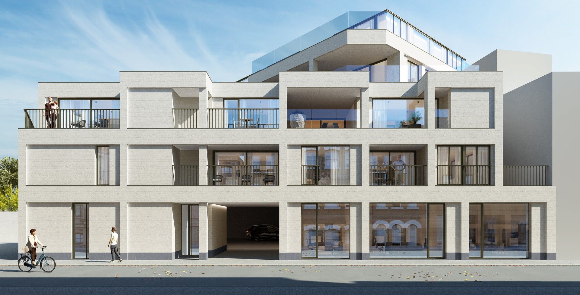 Nieuwbouwappartement met EPC A en terras in Wetteren te koop foto 6