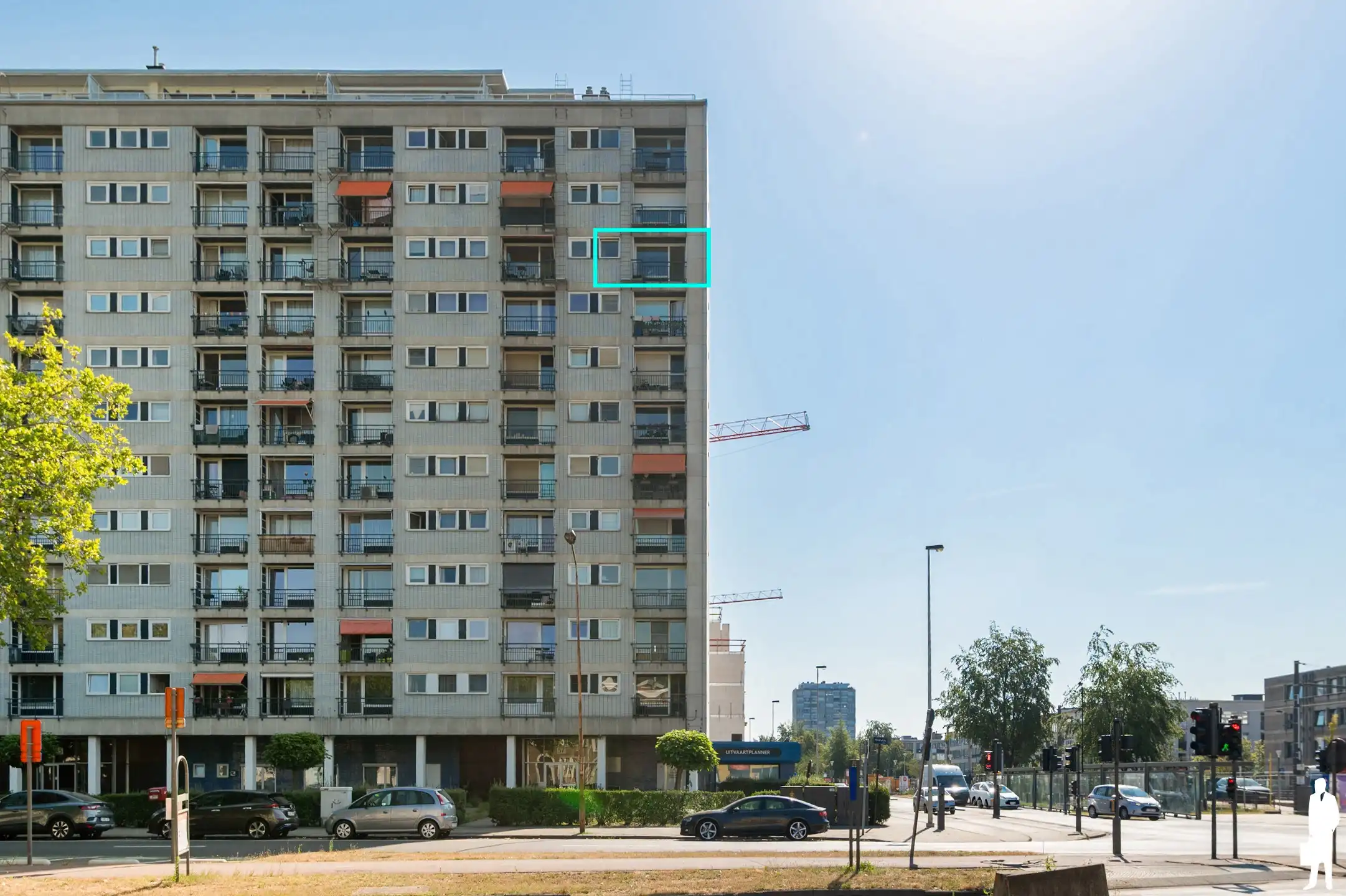 Lichtrijk 3-slaapkamerappartement met panoramisch uitzicht over Antwerpen en de Schelde foto 17