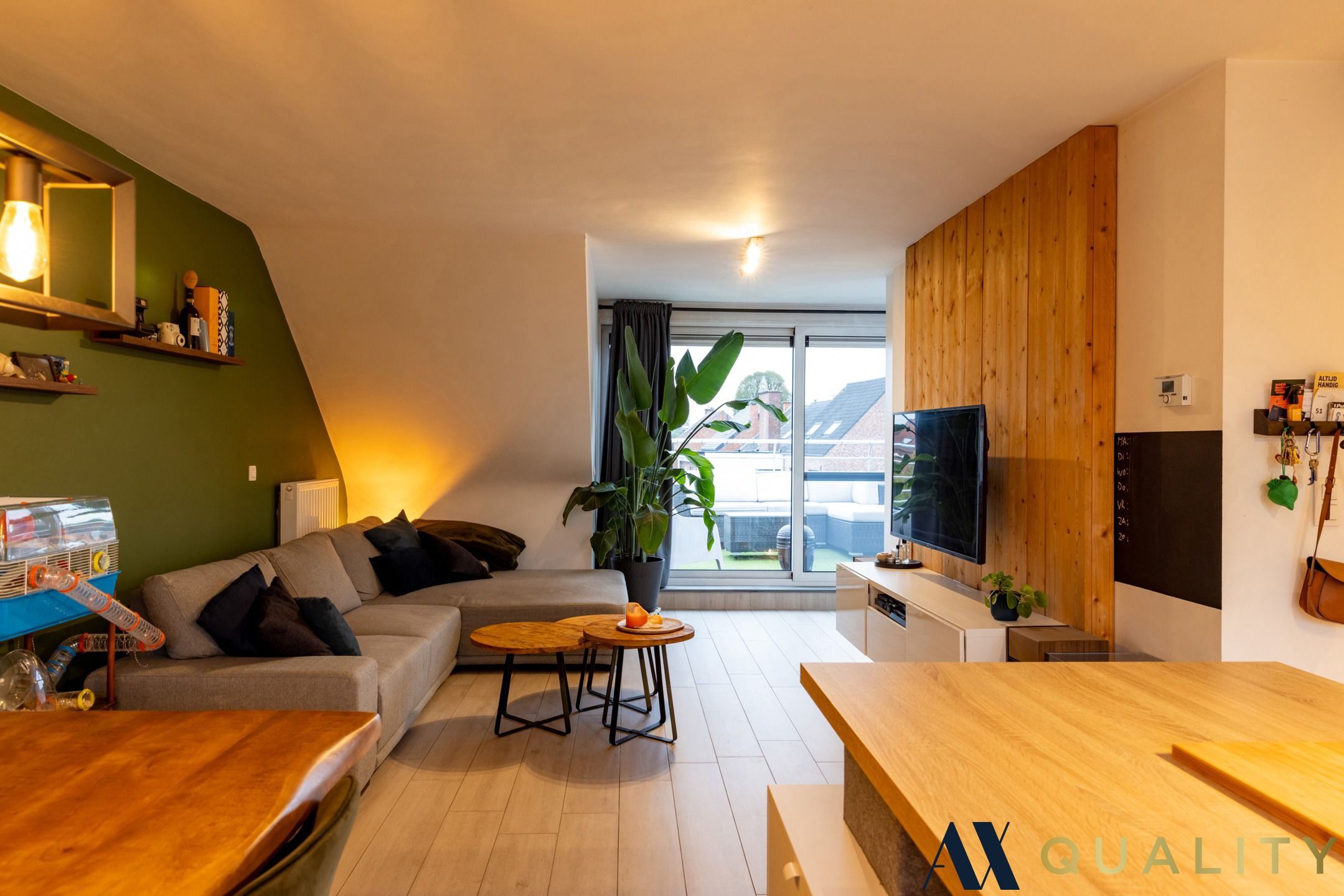 Instapklaar en energiezuinig appartement met 2 slaapkamers en carport te Bornem foto 4