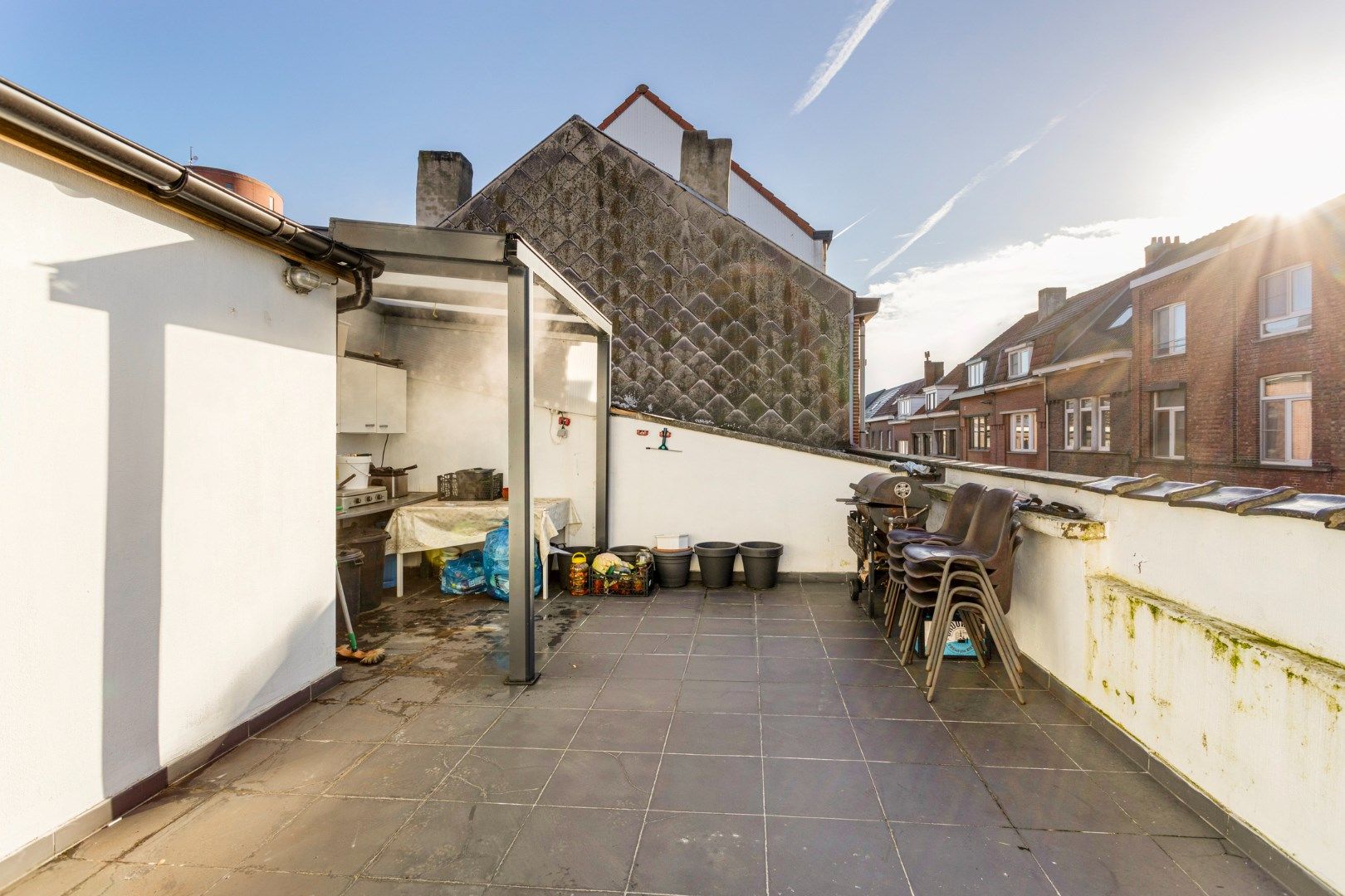 Hoekwoning met vier slaapkamers, twee badkamers en groot terras in Gent foto 19