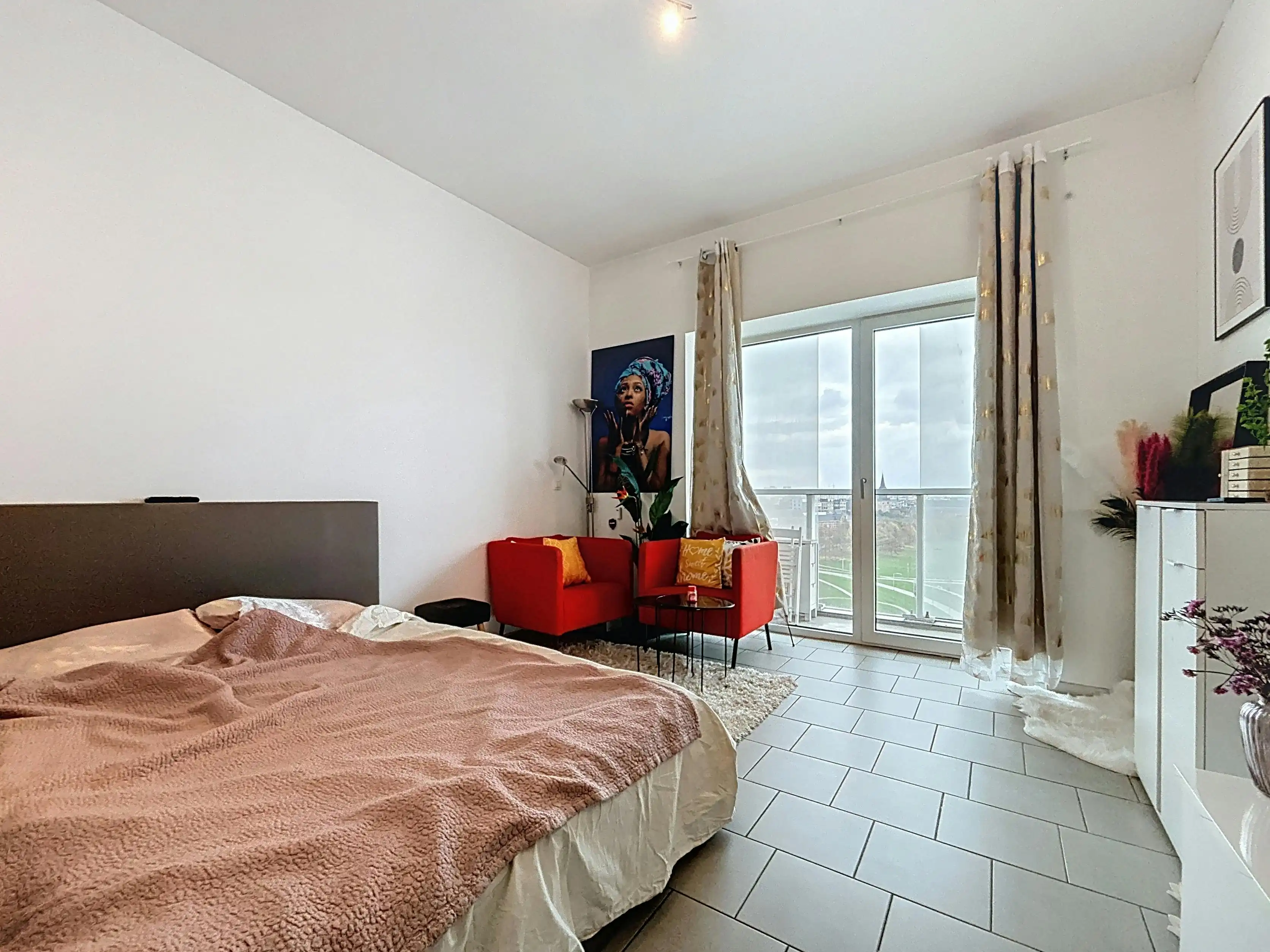 Instapklare Studio met terras te koop in de Parktoren Antwerpen foto 2