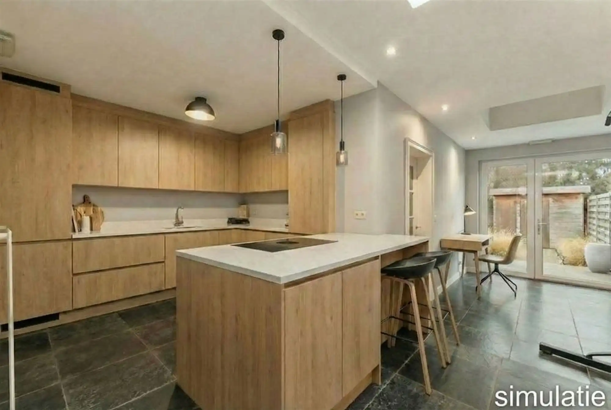 KNAP GERENOVEERDE WONING (175M²) MET 4 SLAAPKAMERS EN LEUKE STADSTUIN TE HASSELT foto 12