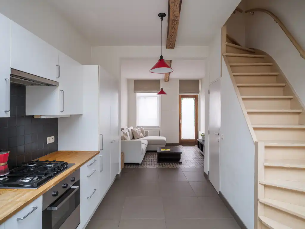 Instapklare stadswoning (EPC B) met twee slaapkamers, rustig gelegen nabij de Coupure foto 13