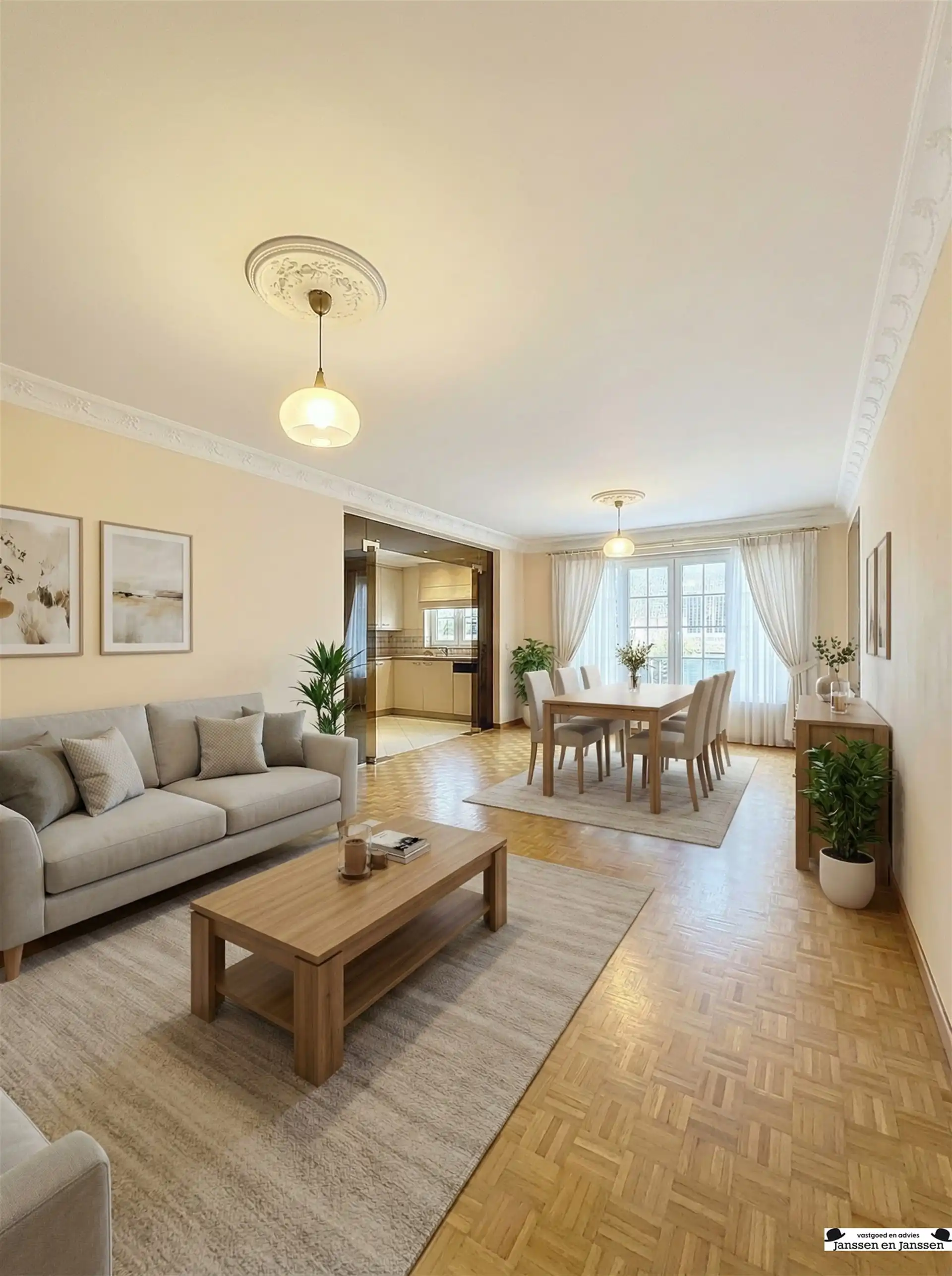 Ruim gelijkvloers appartement met topligging in Oostende foto {{pictureIndex}}