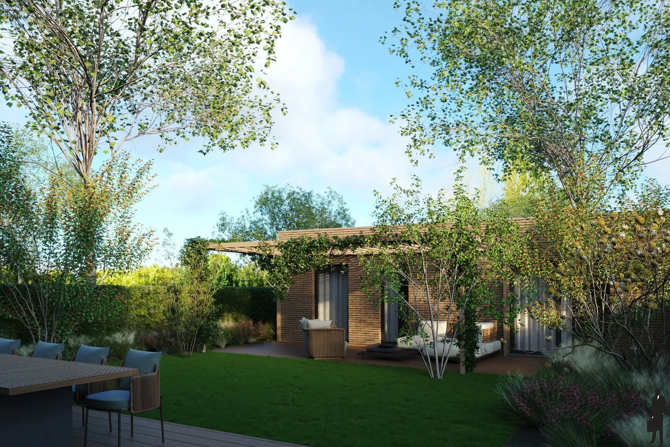 Zeer goed gelegen bouwgrond met reeds vergunde woning foto 4