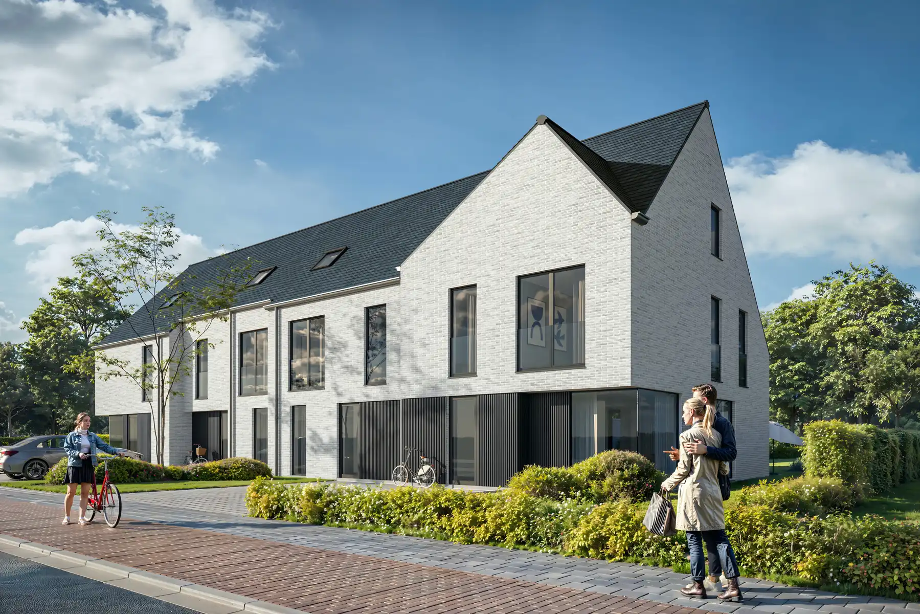 Half open woning met 4-6 slpks en prachtig landelijk zicht foto {{pictureIndex}}