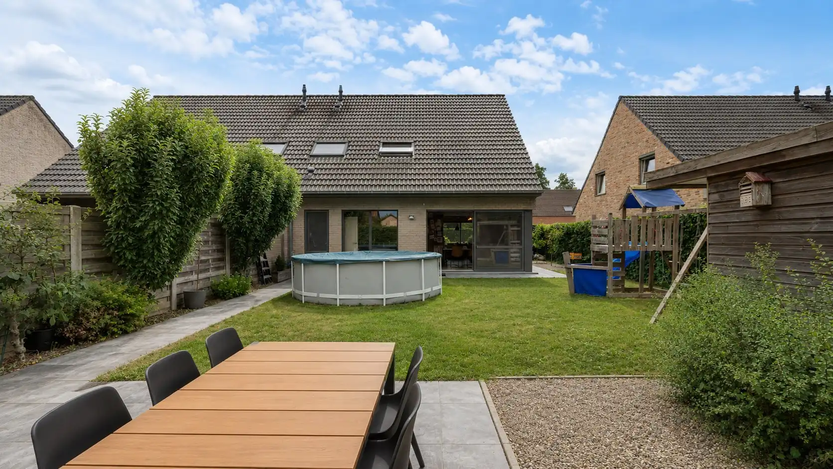 Halfopen woning met grote tuin en garage te Moerkerke-Damme foto 12