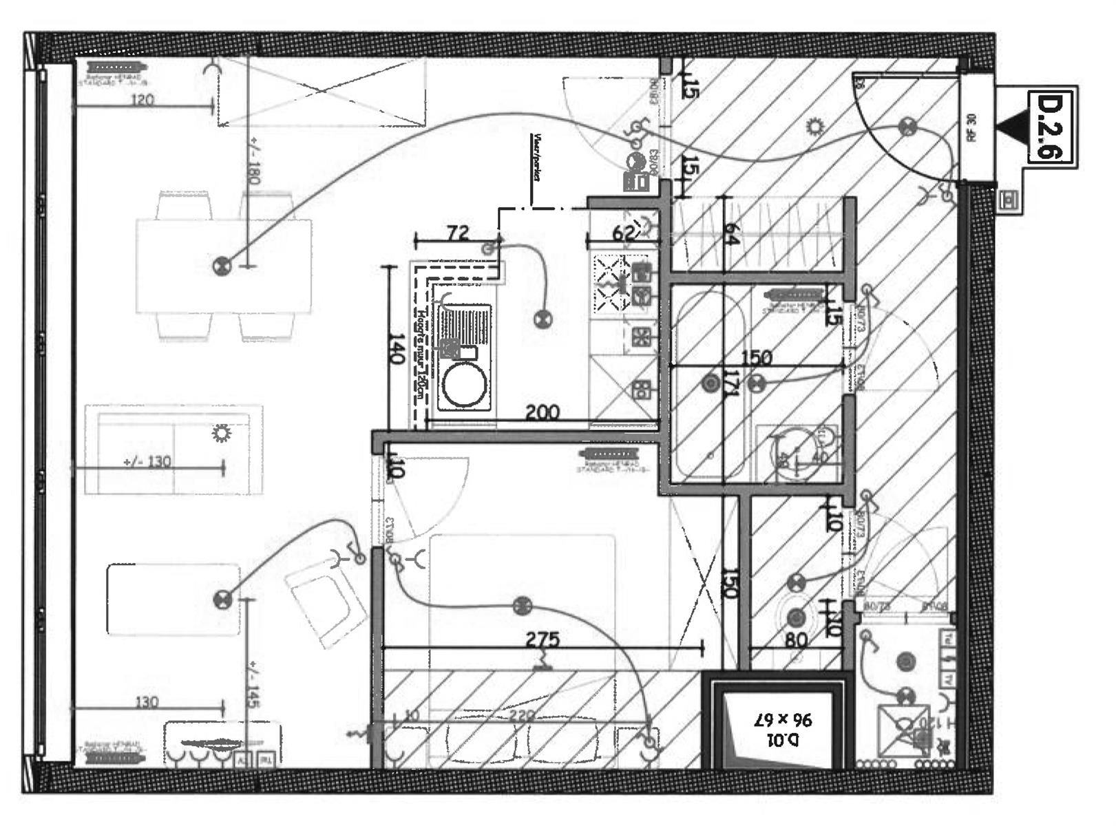 LICHTRIJK - GEMEUBELD Appartement 1 kamer (NAVO area) foto 12