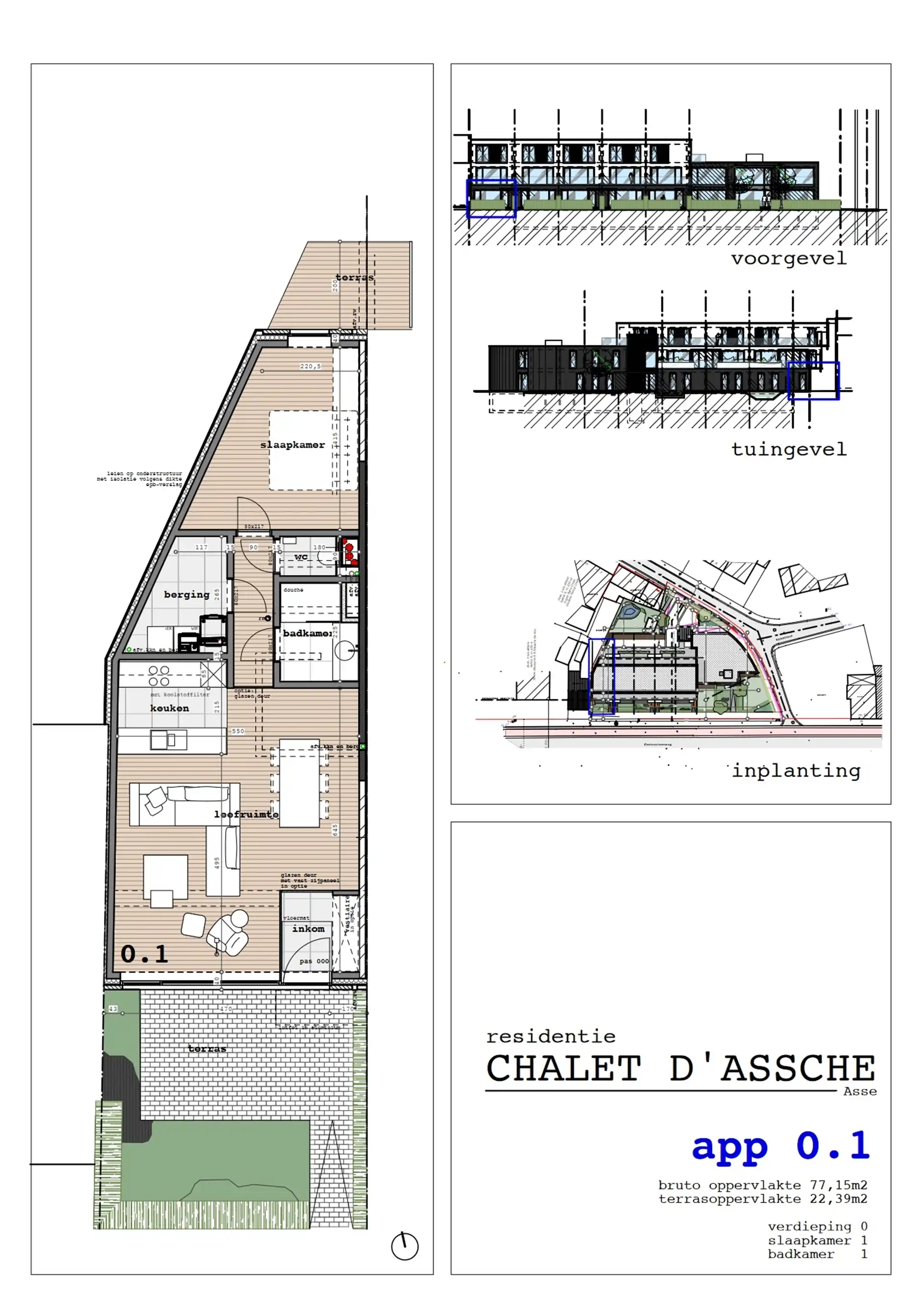 Modern gelijkvloers appartement met private tuin en ruime terrassen in Asse! foto 14