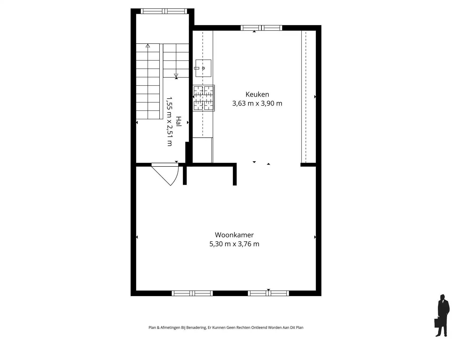 Duplex appartement met 2 slaapkamers in centrum van Kontich foto 13