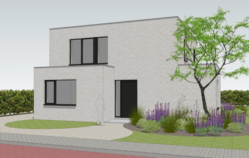 Nieuw te bouwen alleenstaande woning te Gavere. foto {{pictureIndex}}