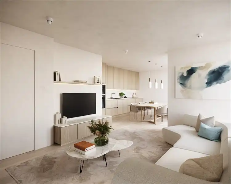 2-slaapkamer appartement met ruim terras foto 4