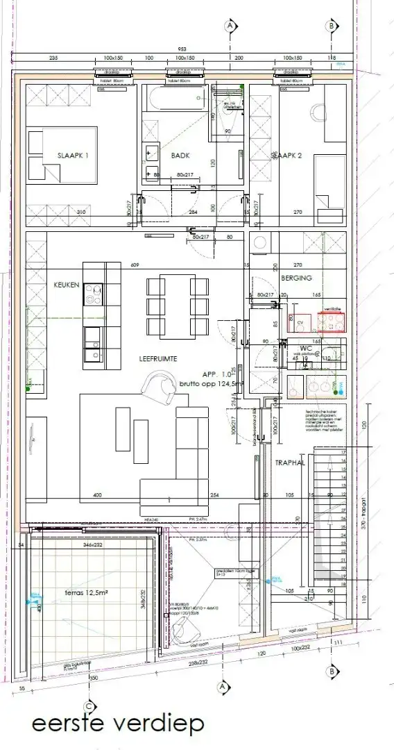 Appartement met 2 slaapkamers en een groot terras te Lichtervelde foto 5