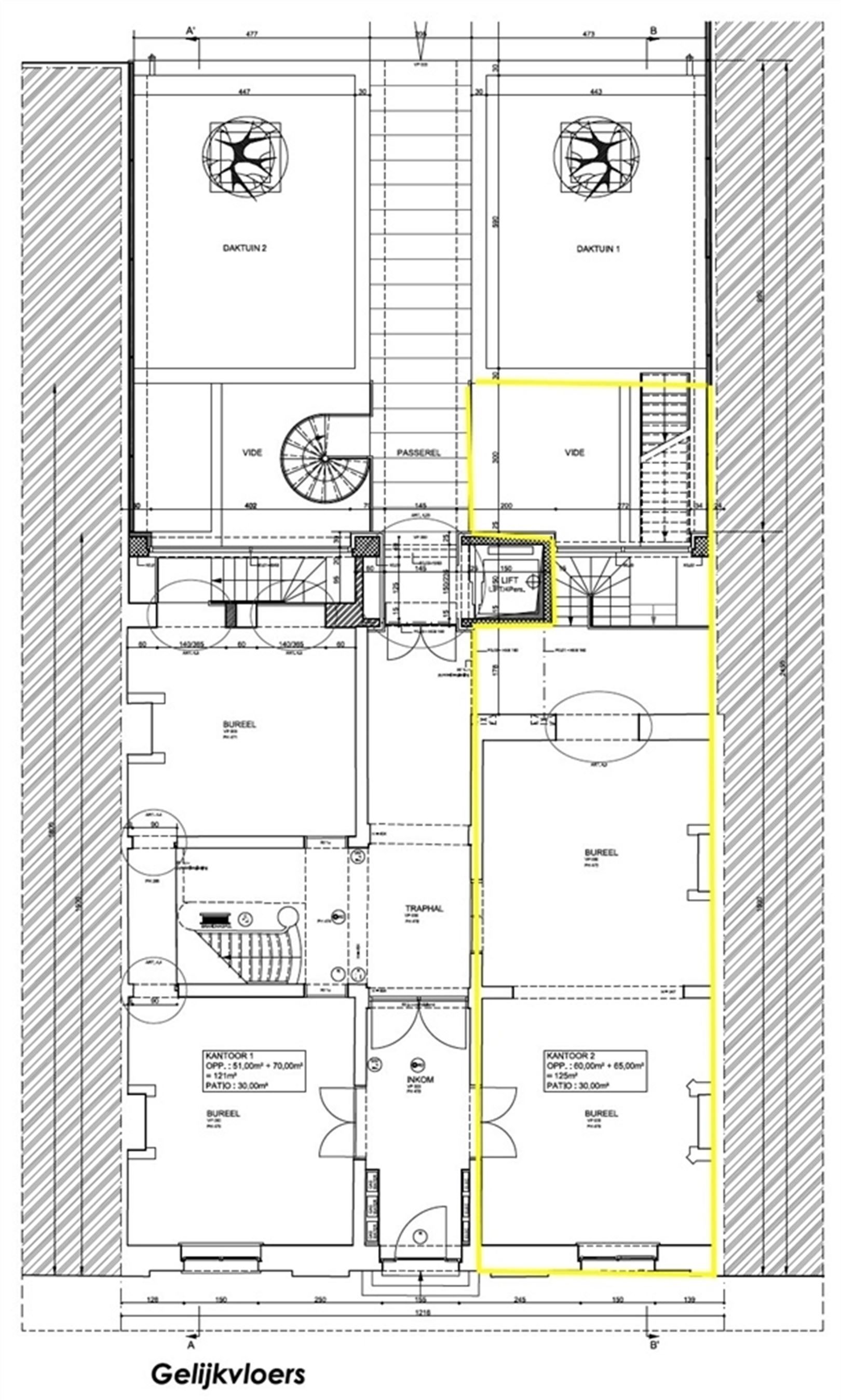 Kantoor van 125 m² in karaktervol herenhuis Gent Zuid  foto 9