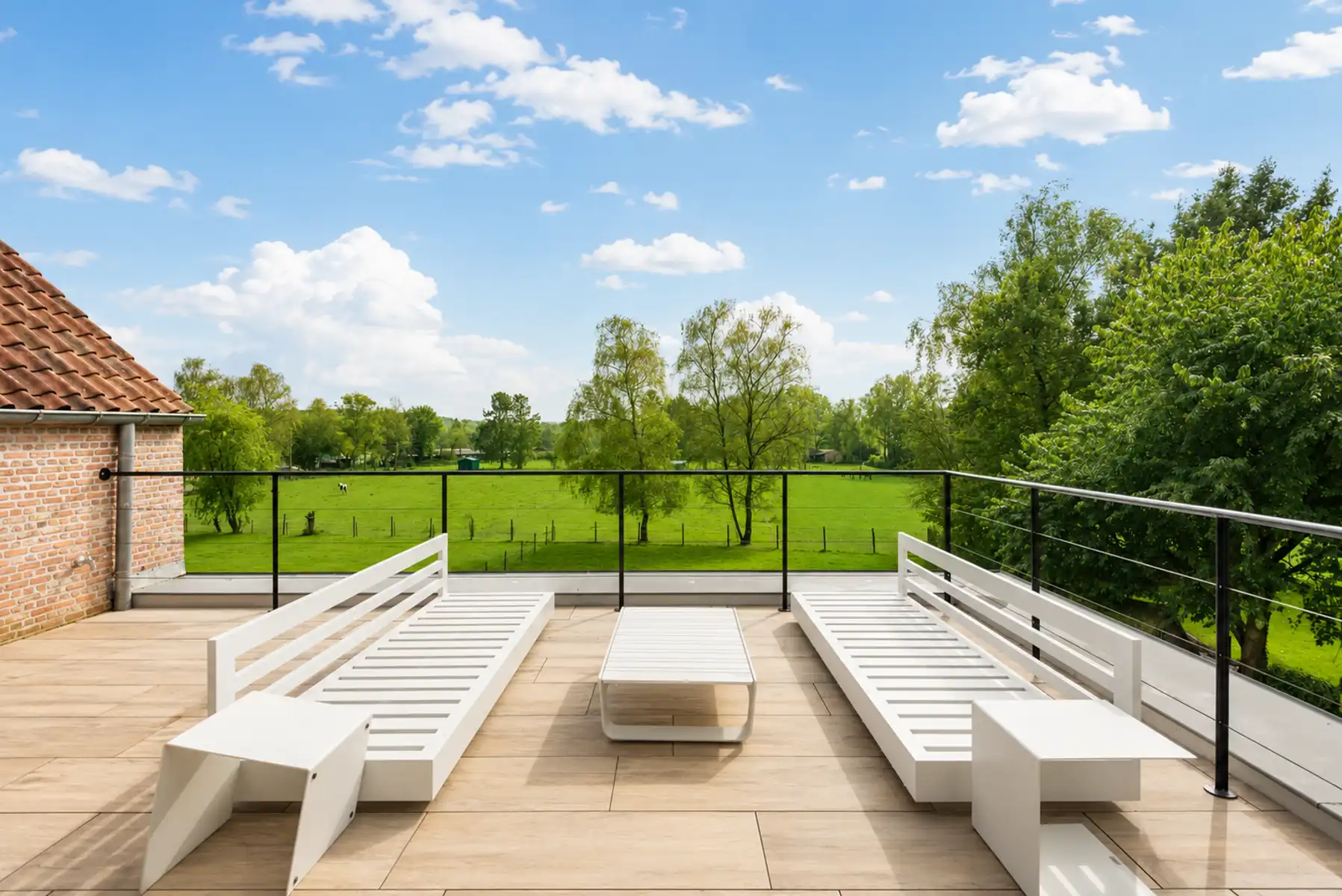 Exclusief duplex dakappartement met zicht op weiland. foto 3