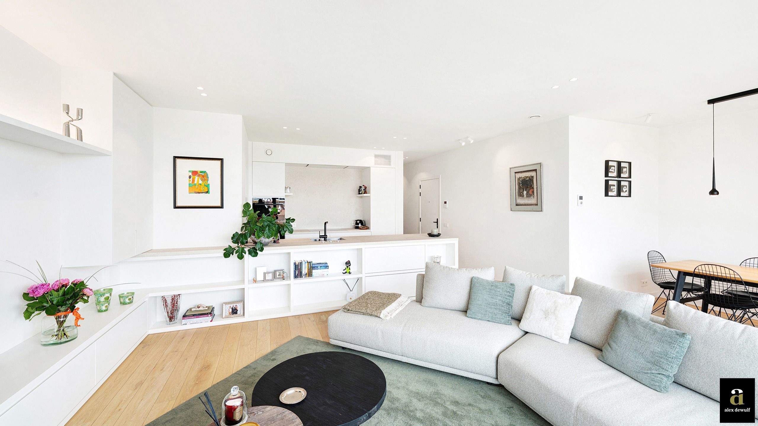 Exclusief zongericht  ruim appartement met open zicht en dubbele autostaanplaats [Koningslaan]. foto 9